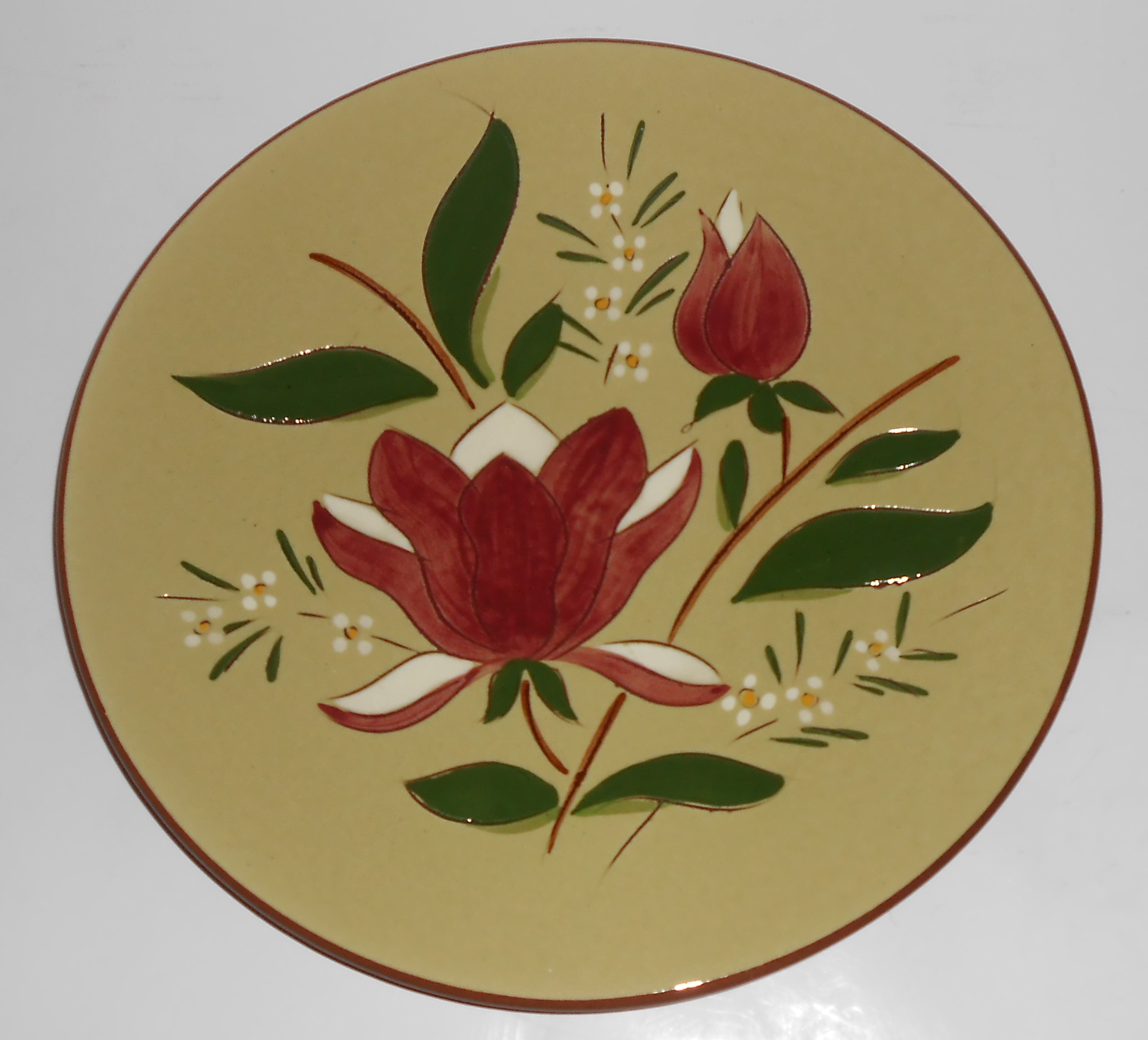 Stangl Pottery Magnolia Dinner Plate