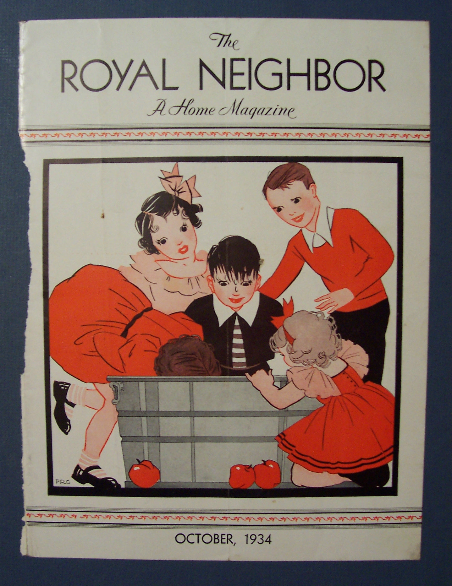 Royal Neighbor Cover By PRG - October 1934