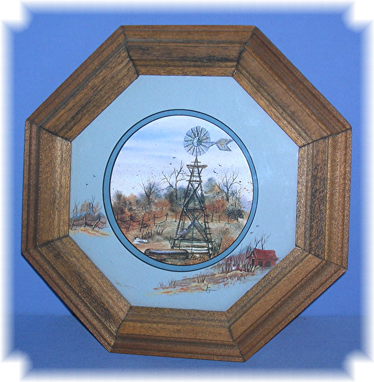 Art Print Framed & Signed Windmill Joannah Gartin