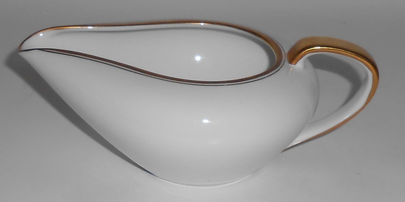 Noritake Porcelain China Gold Bands Creamer