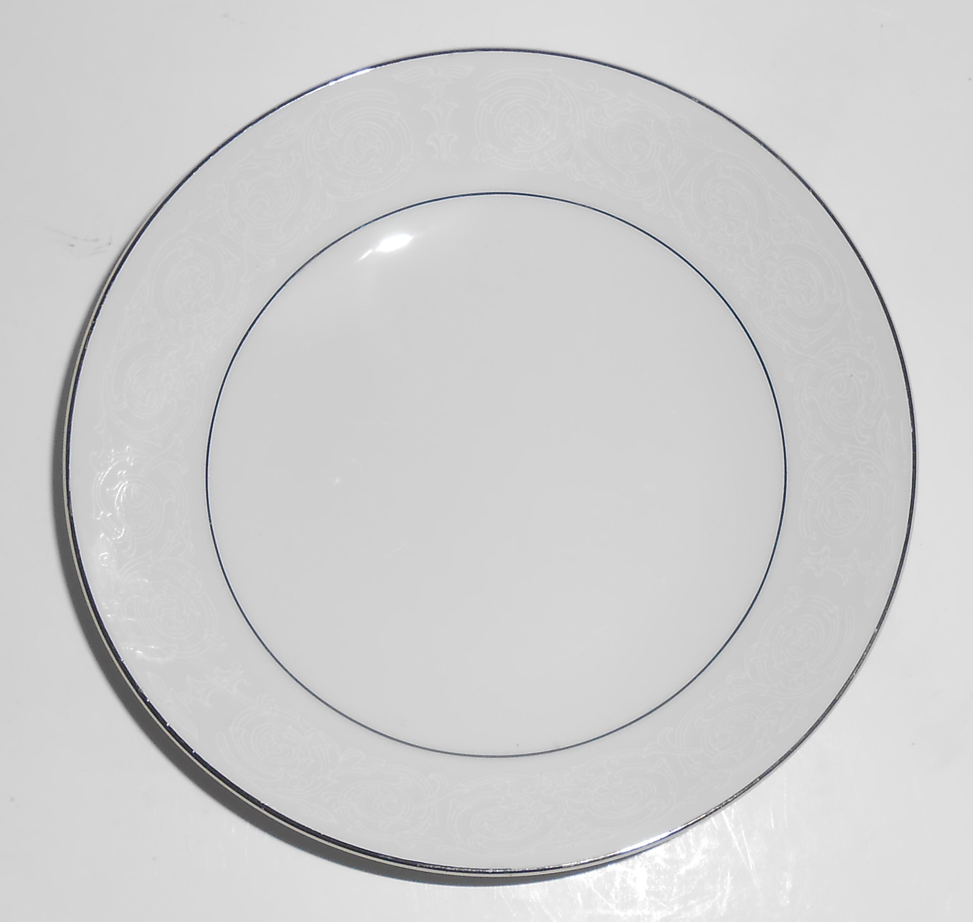 Southwicke Porcelain China Platinum Band Fruit Bowl