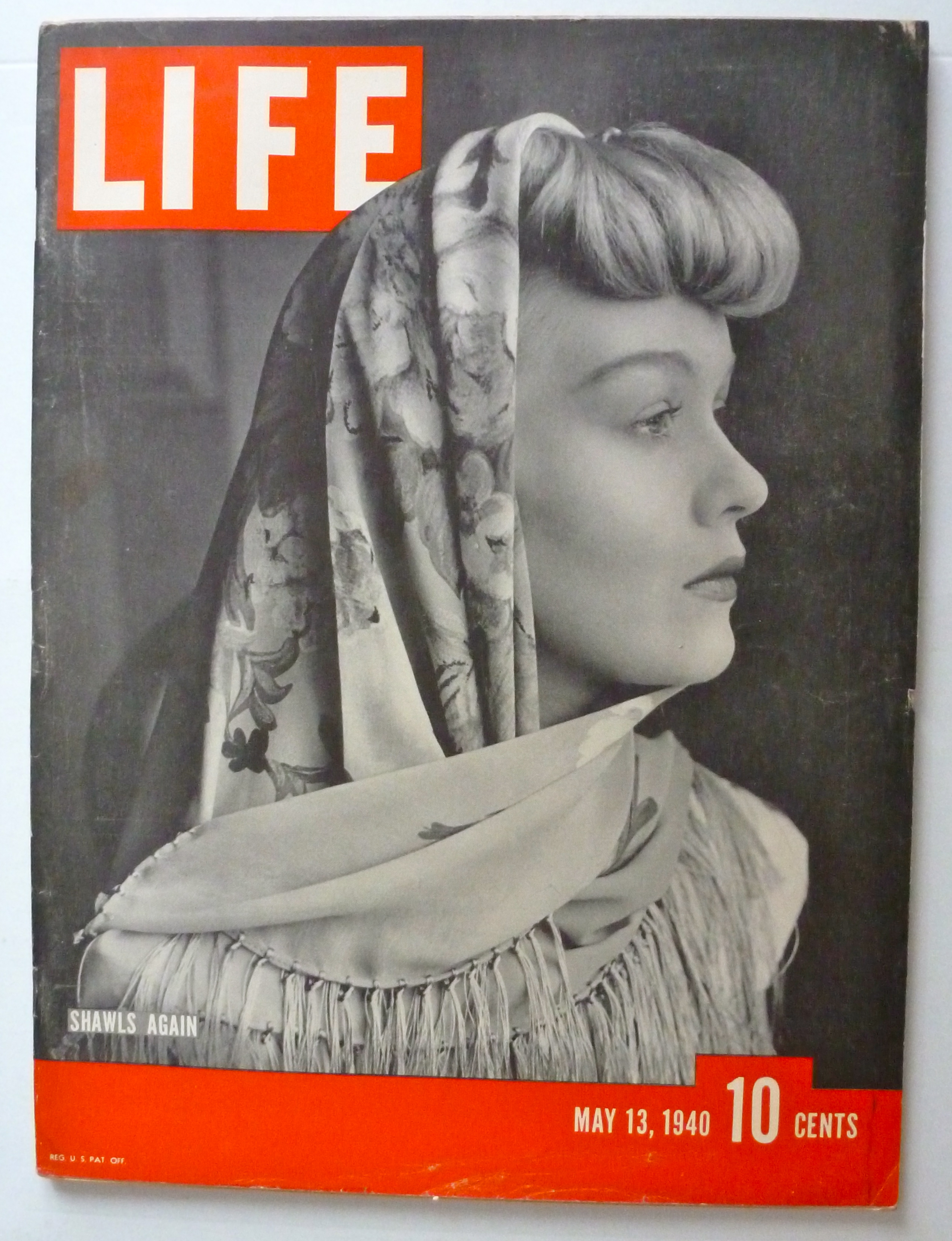 Life Magazine May 13, 1940 Shawls Again