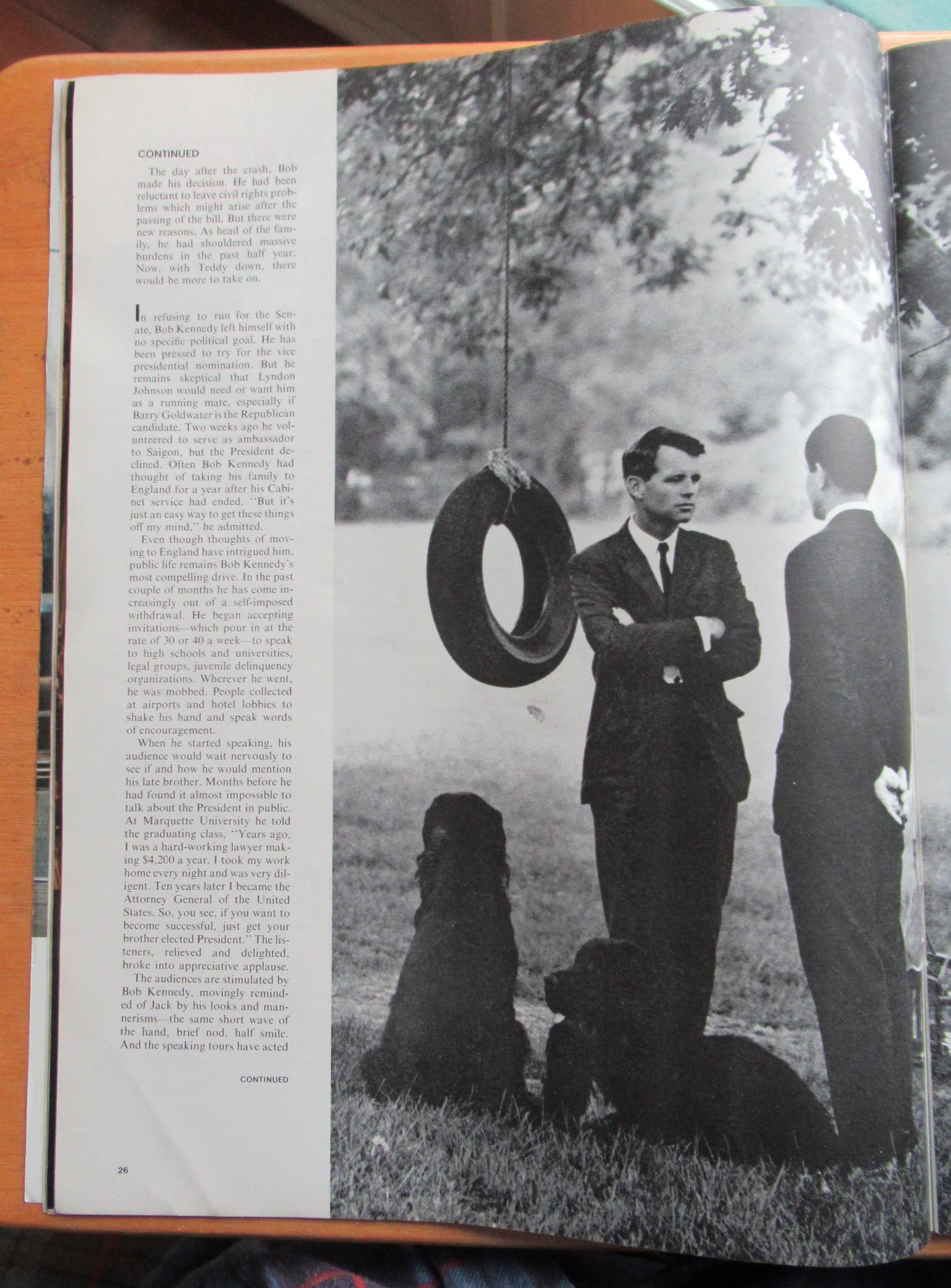 Life Magazine-July 3, 1964-Bob Kennedy