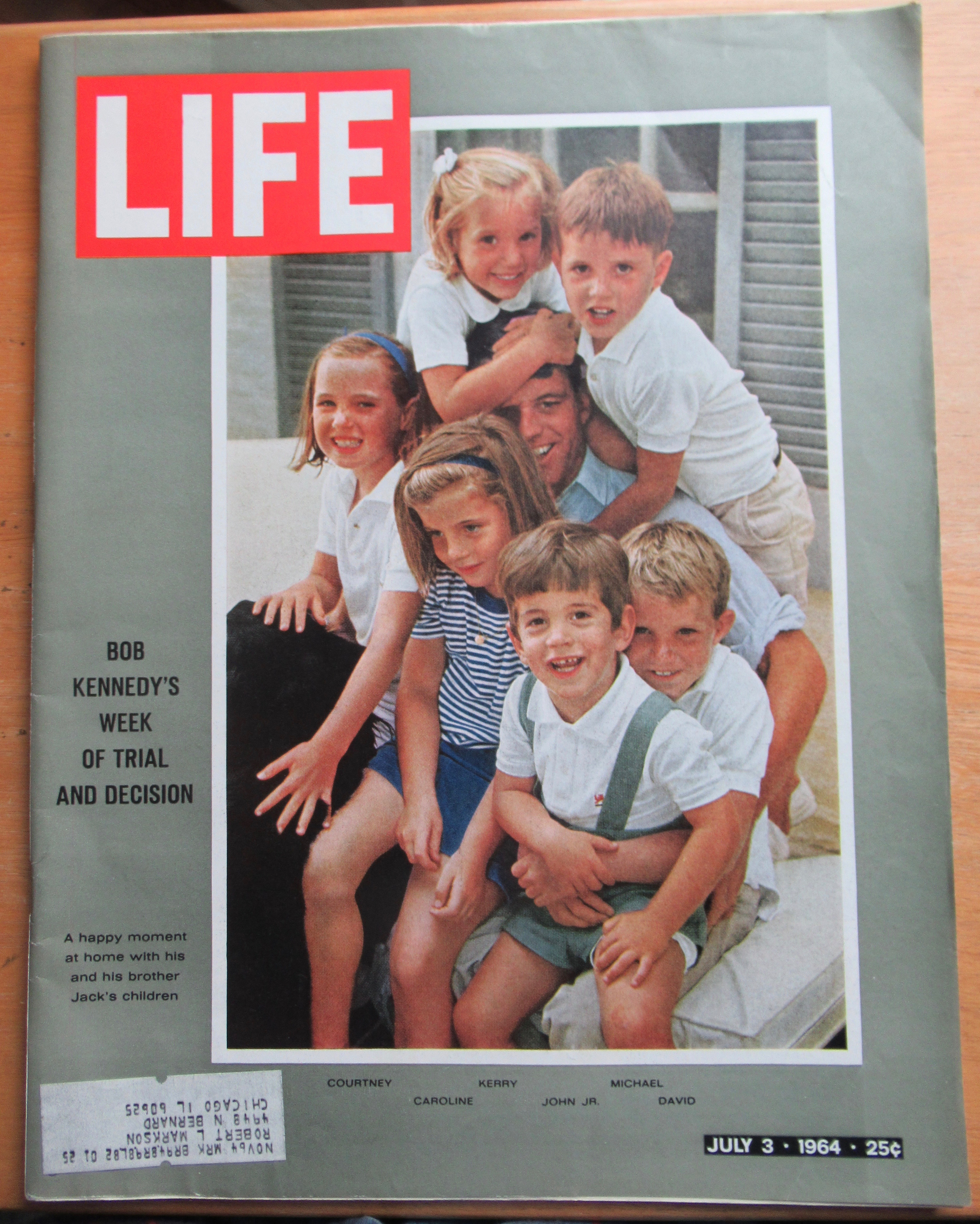 Life Magazine-July 3, 1964-Bob Kennedy