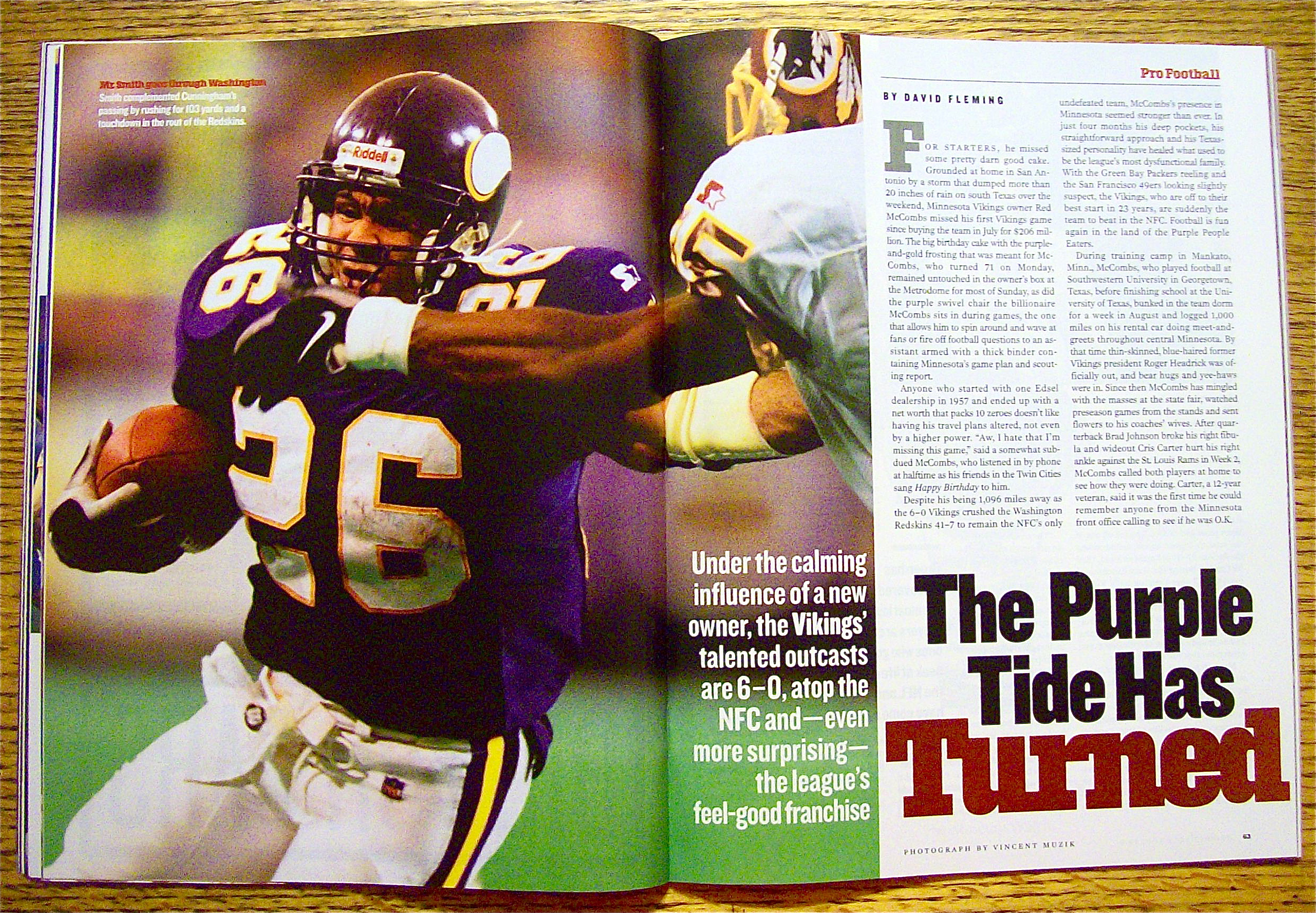 Sport Illustrated Magazine October 26, 1998 Kevin Gogan