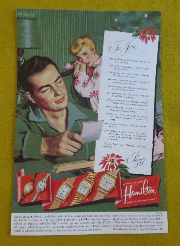 1951 Hamilton Watch With