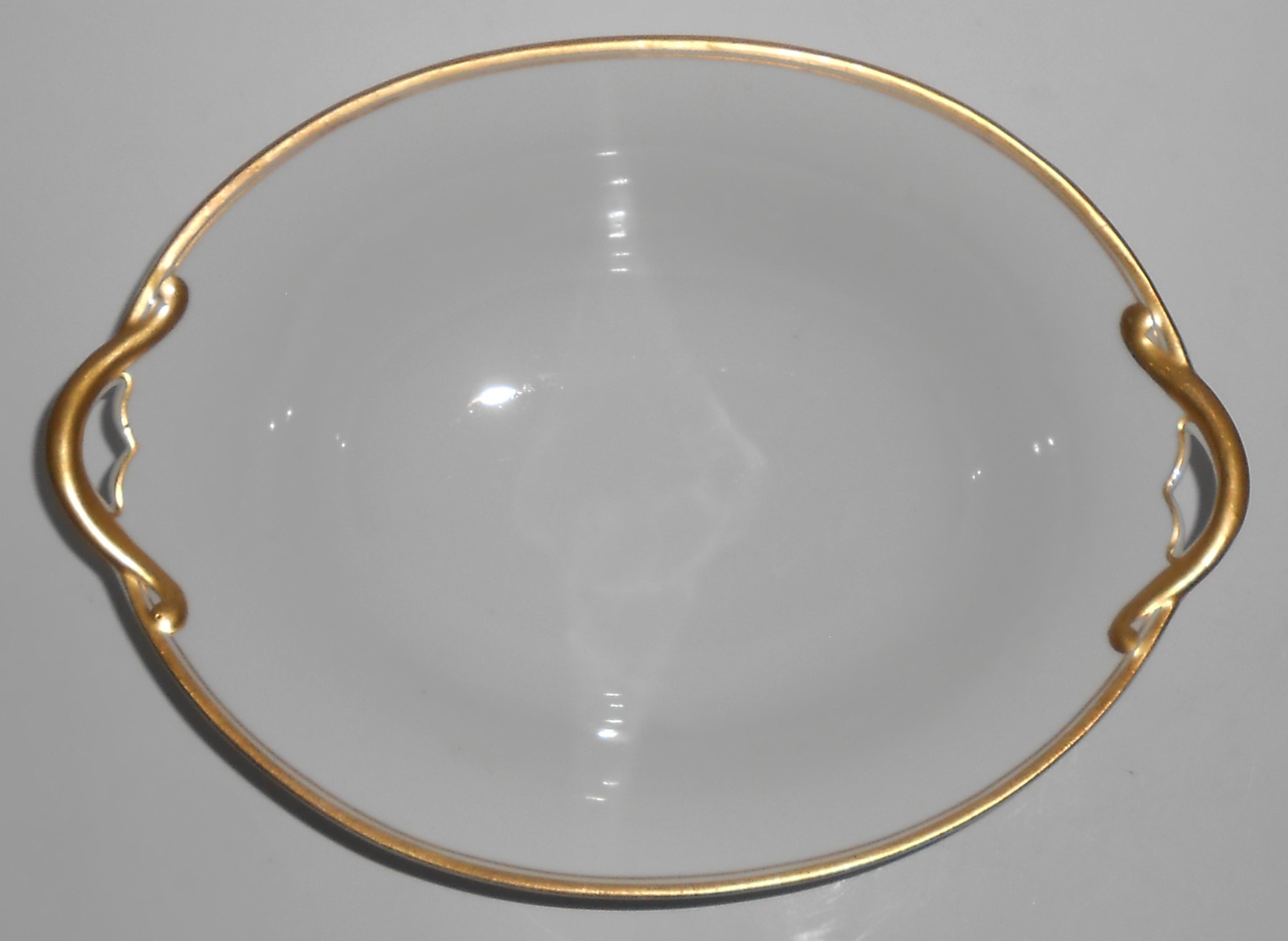 Noritake Porcelain China Gold Bands Vegetable Bowl