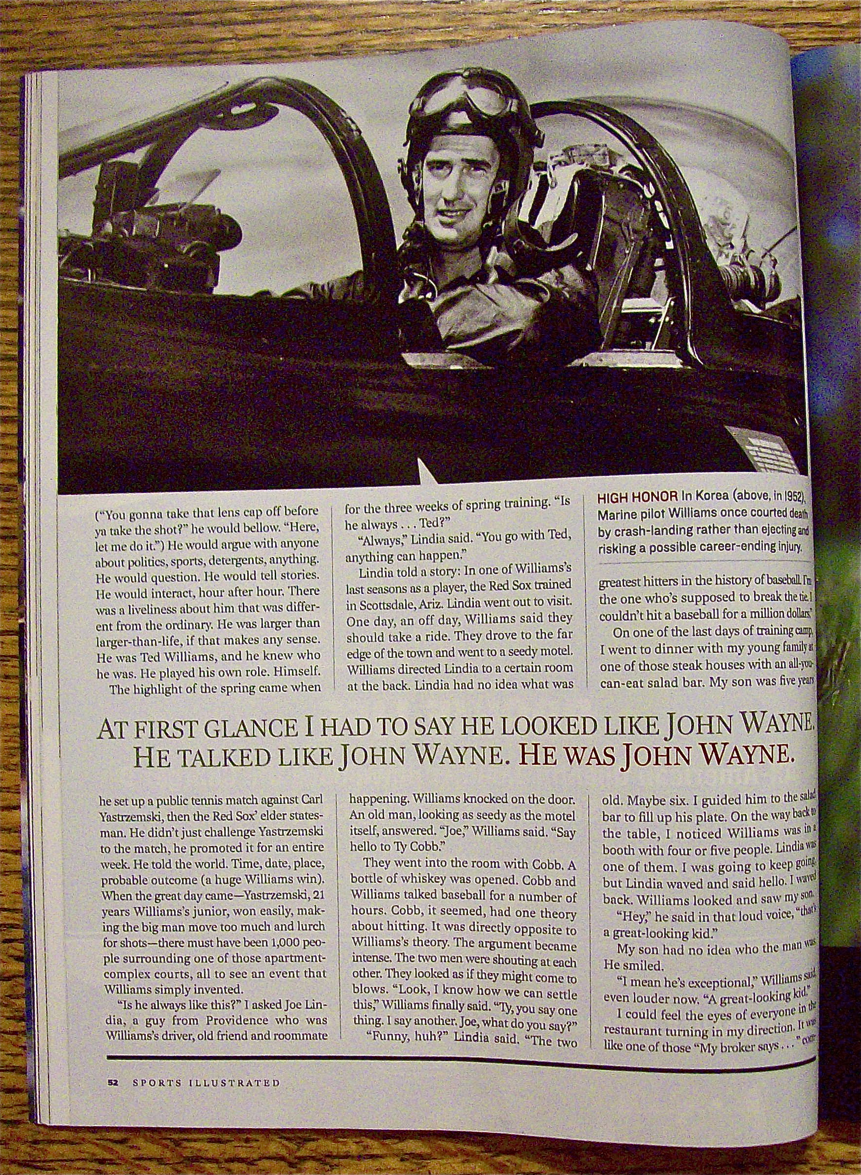 Sport Illustrated Magazine July 15-22, 2002 Ted William