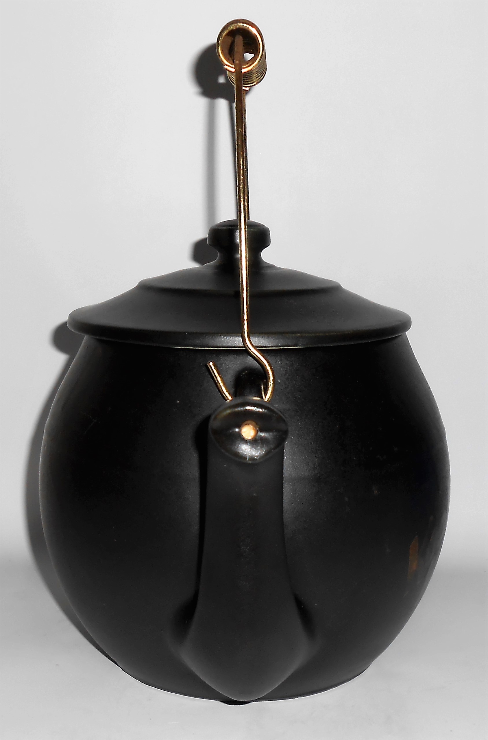 McCoy Pottery Black Kookie Kettle Cookie Jar