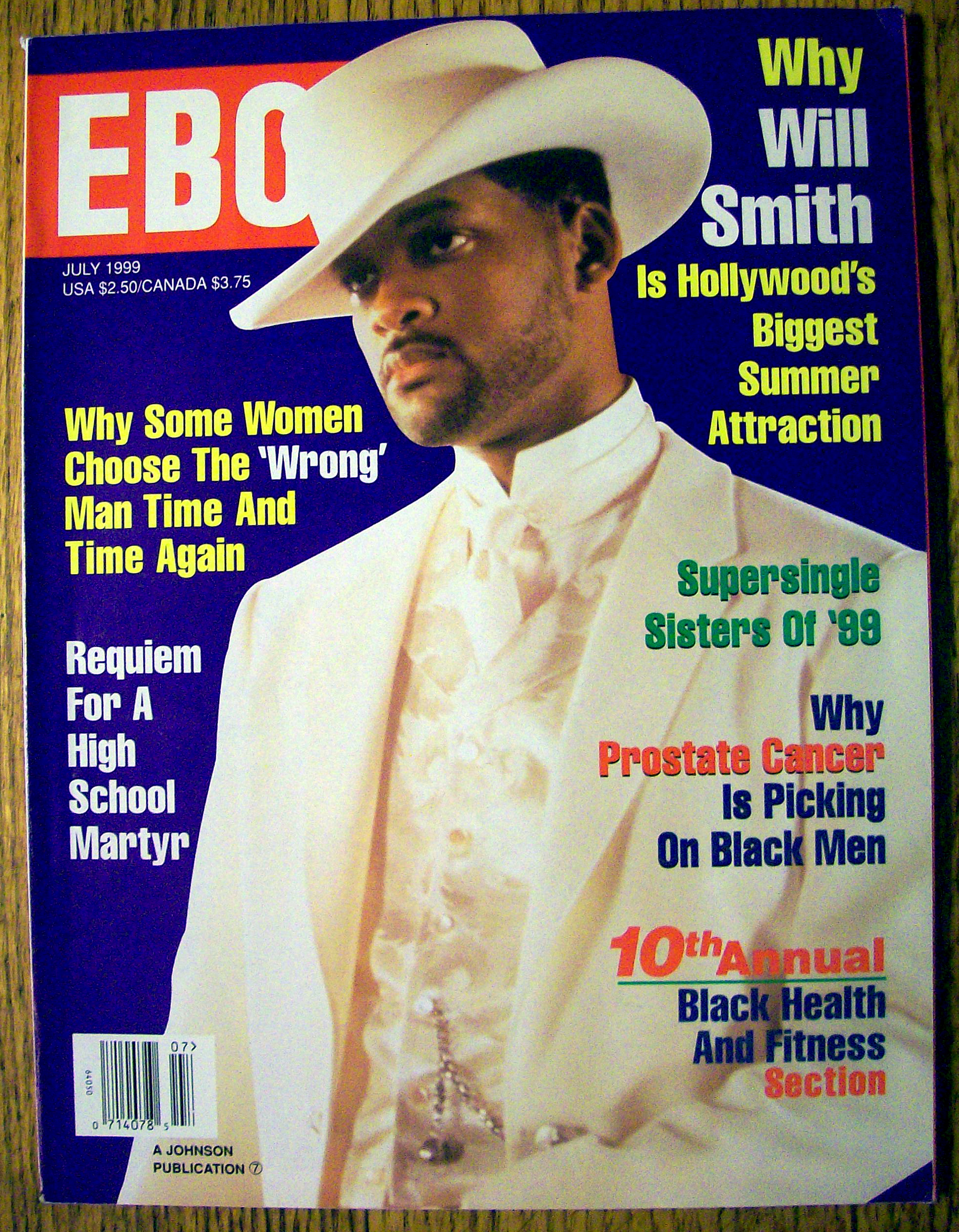 Ebony Magazine-July 1999-Will Smith