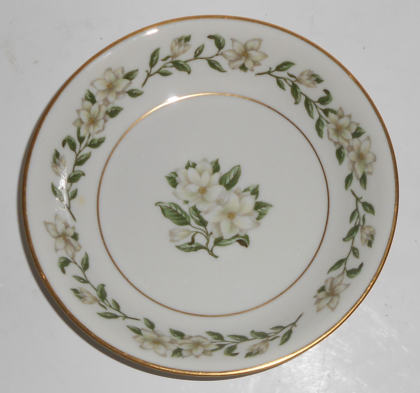 Princess China Porcelain Bridal Wreath Fruit Bowl