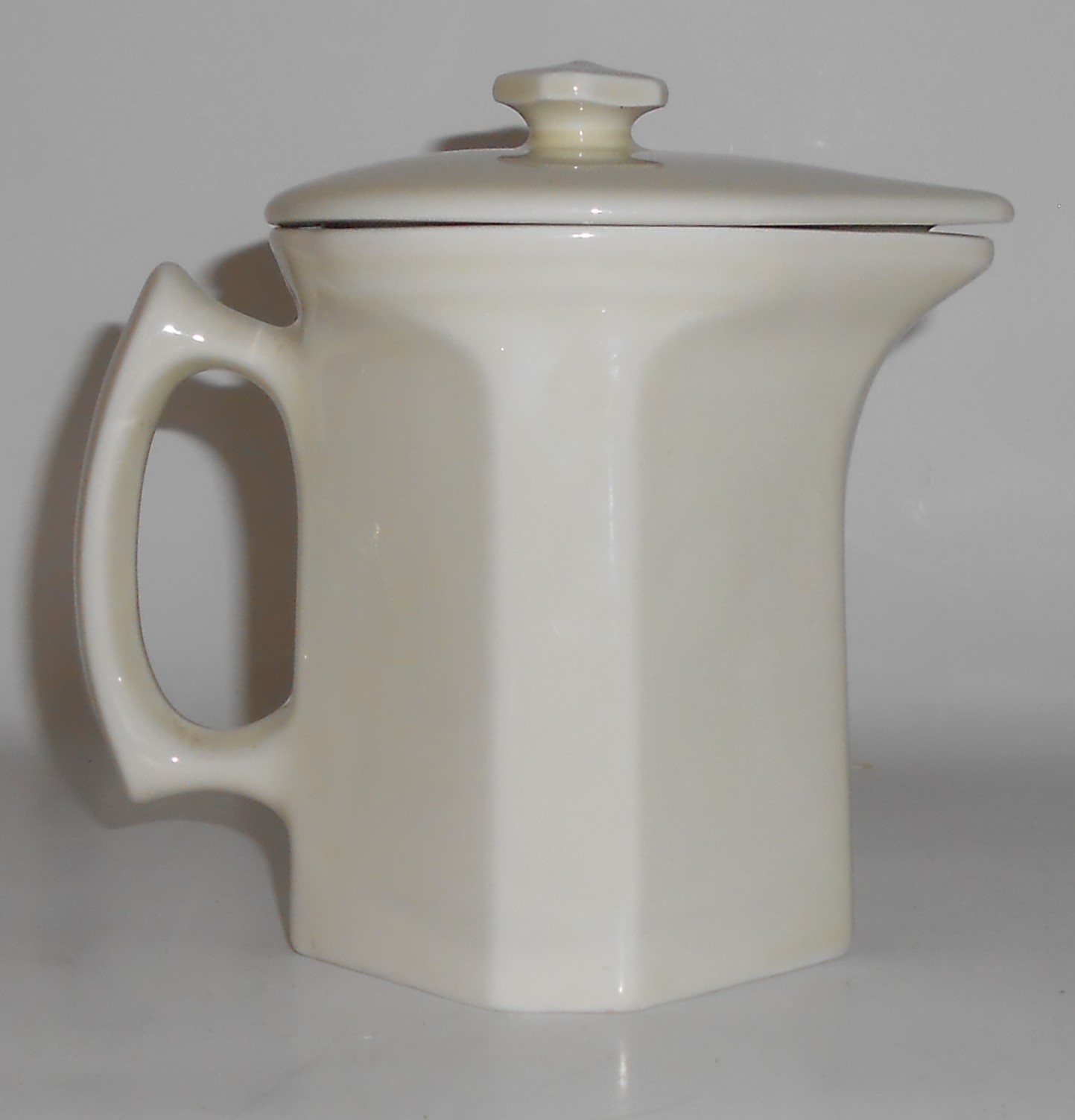 Coors Pottery Porcelain Open Window Small Covered Pitch