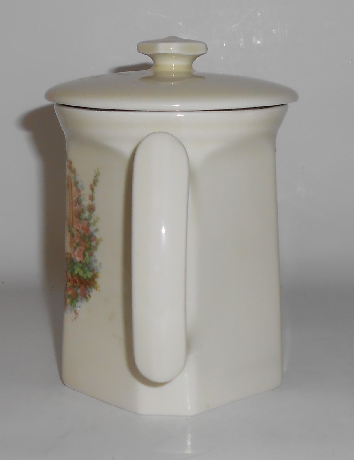 Coors Pottery Porcelain Open Window Small Covered Pitch