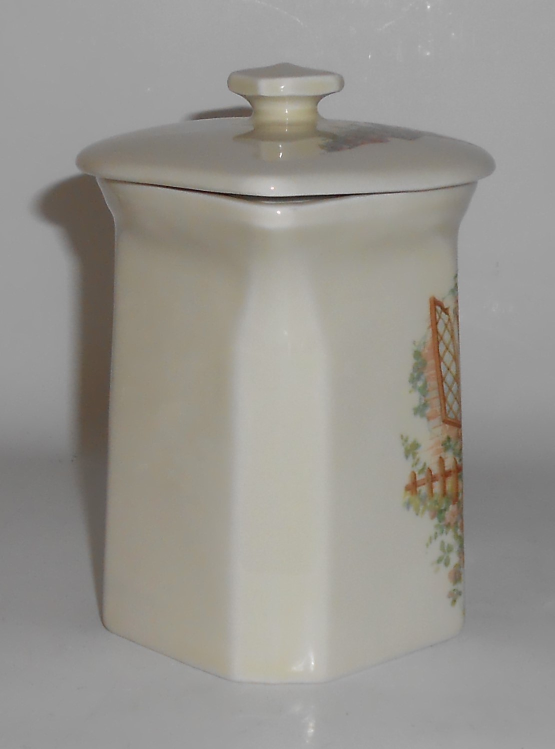 Coors Pottery Porcelain Open Window Small Covered Pitch