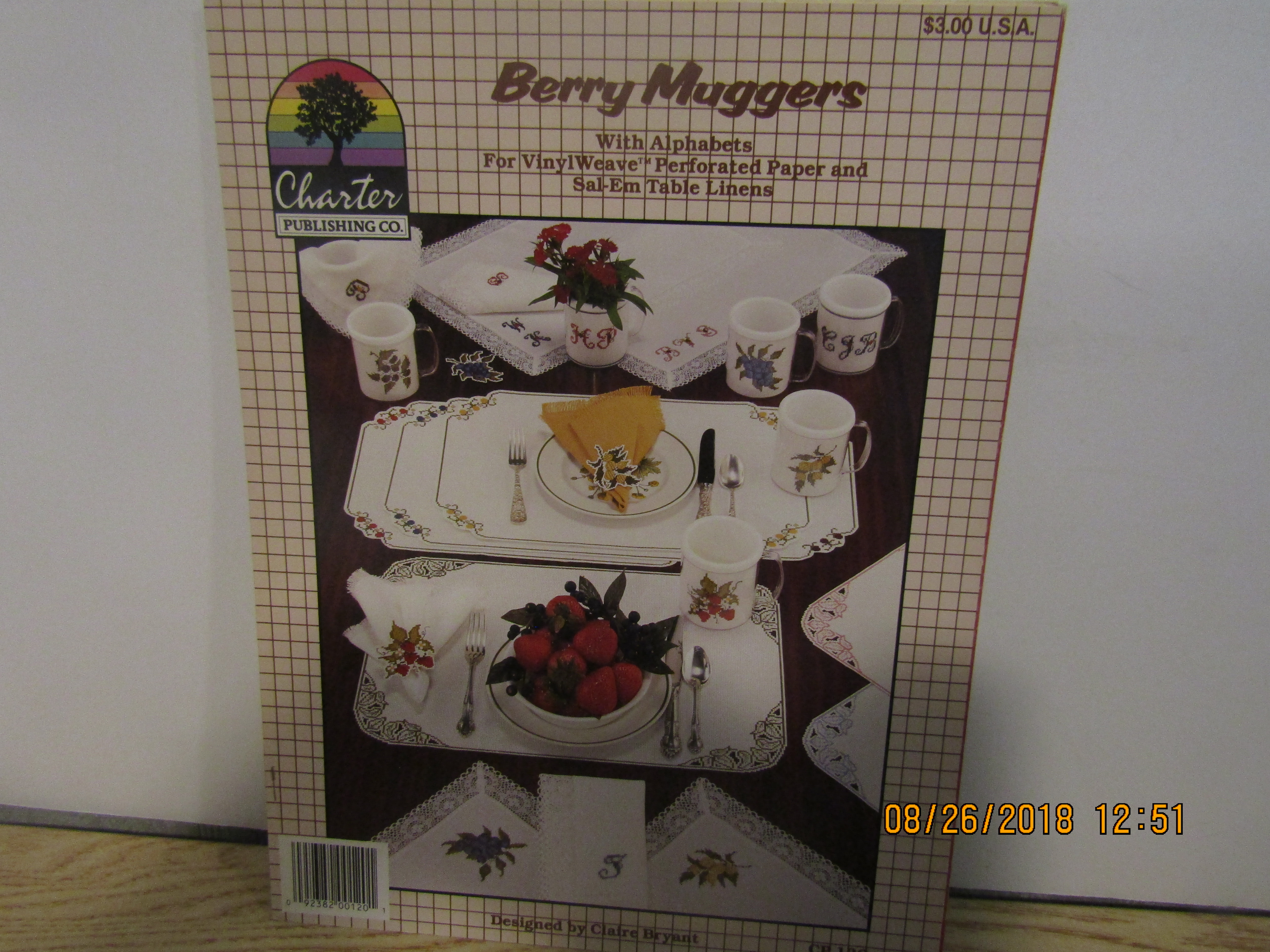 Charter Cross Stitch Book Berry Muggers #120