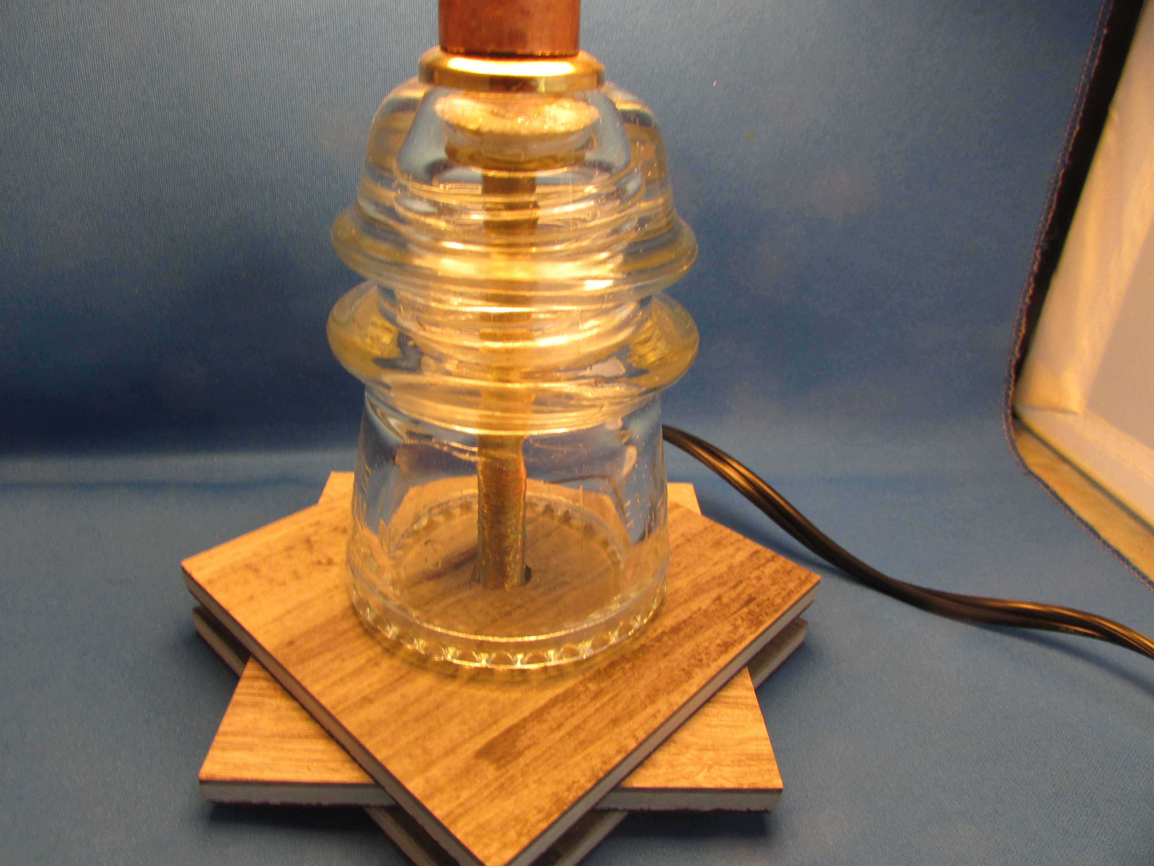 Glass Insulator Lamp