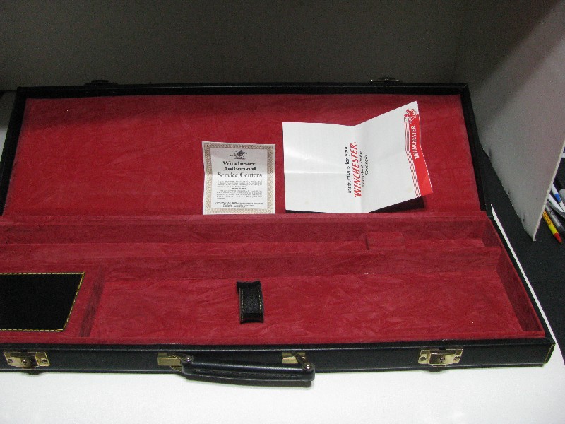Vintage Winchester Over-and-Under Shotgun Hard Case with Manual & Paperwork