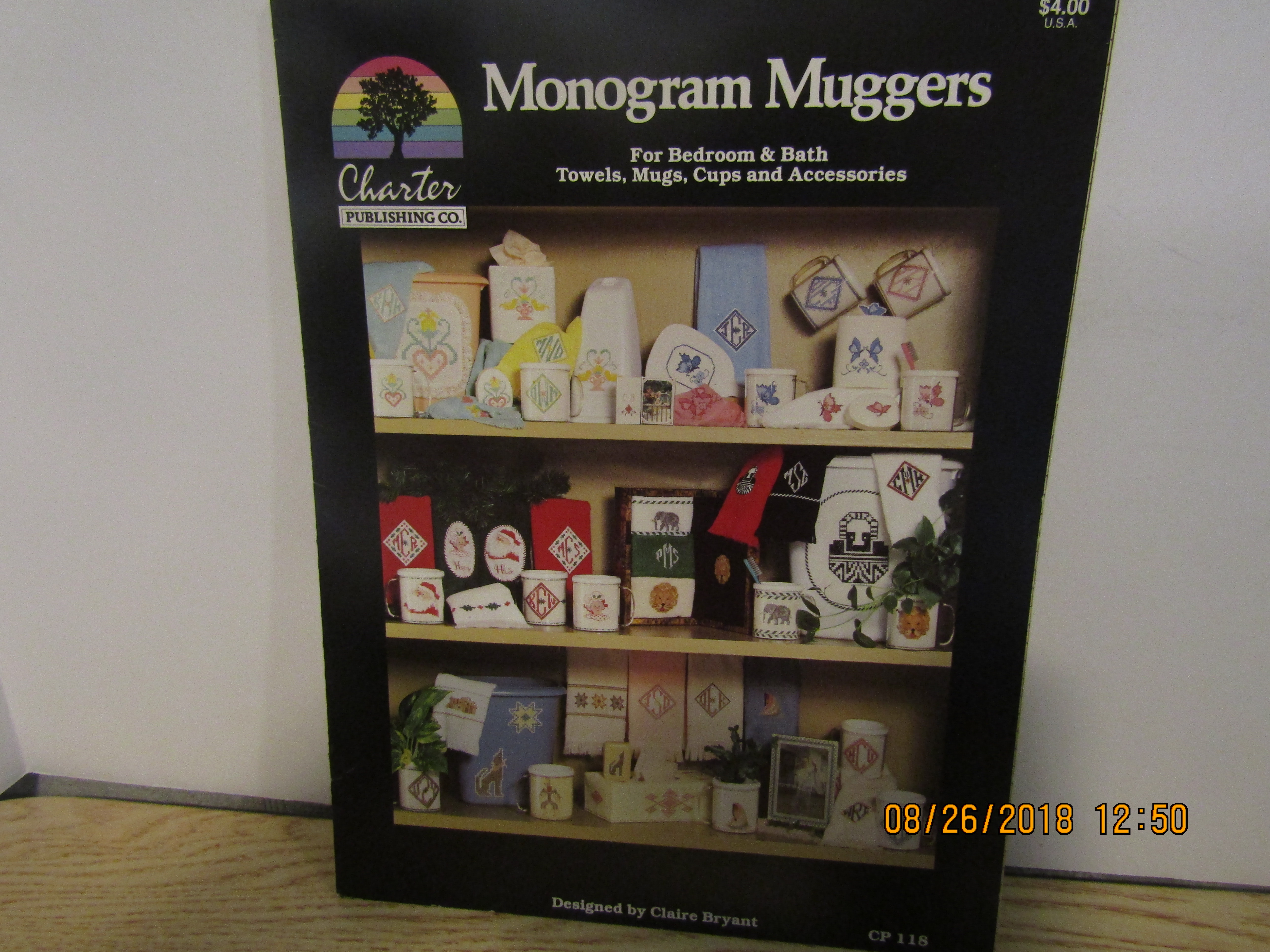 Charter Cross Stitch Book Monogram Muggers #118