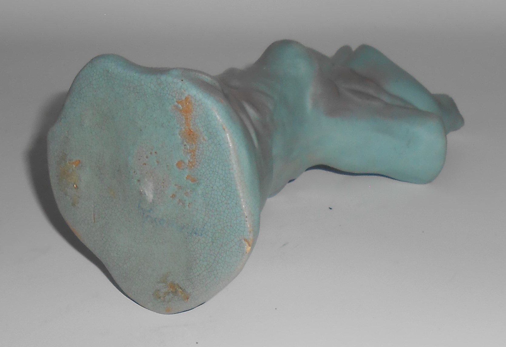 Rosemeade Pottery Bird On Nest Vase