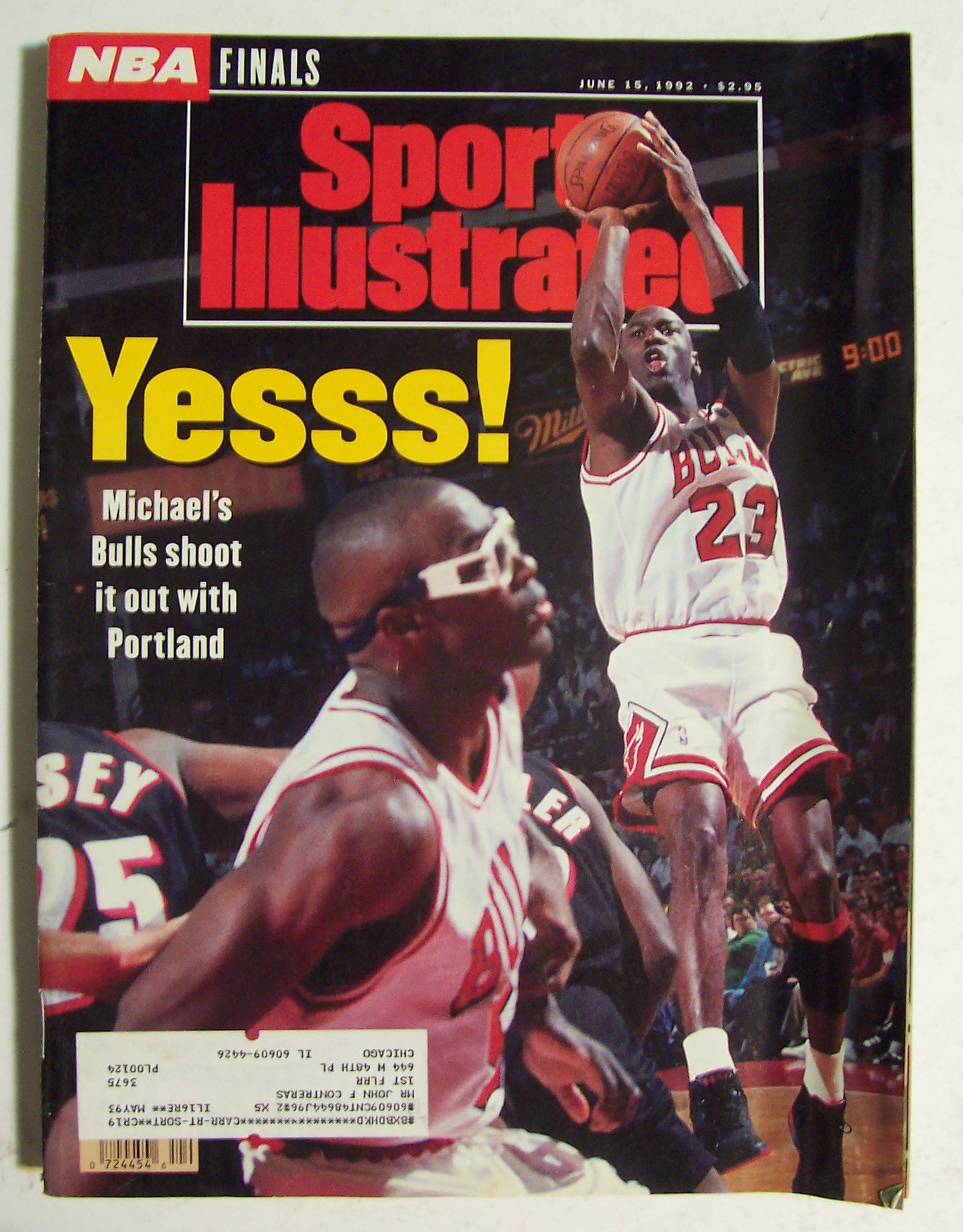 Sports Illustrated Magazine-June 15, 1992-M. Jordan
