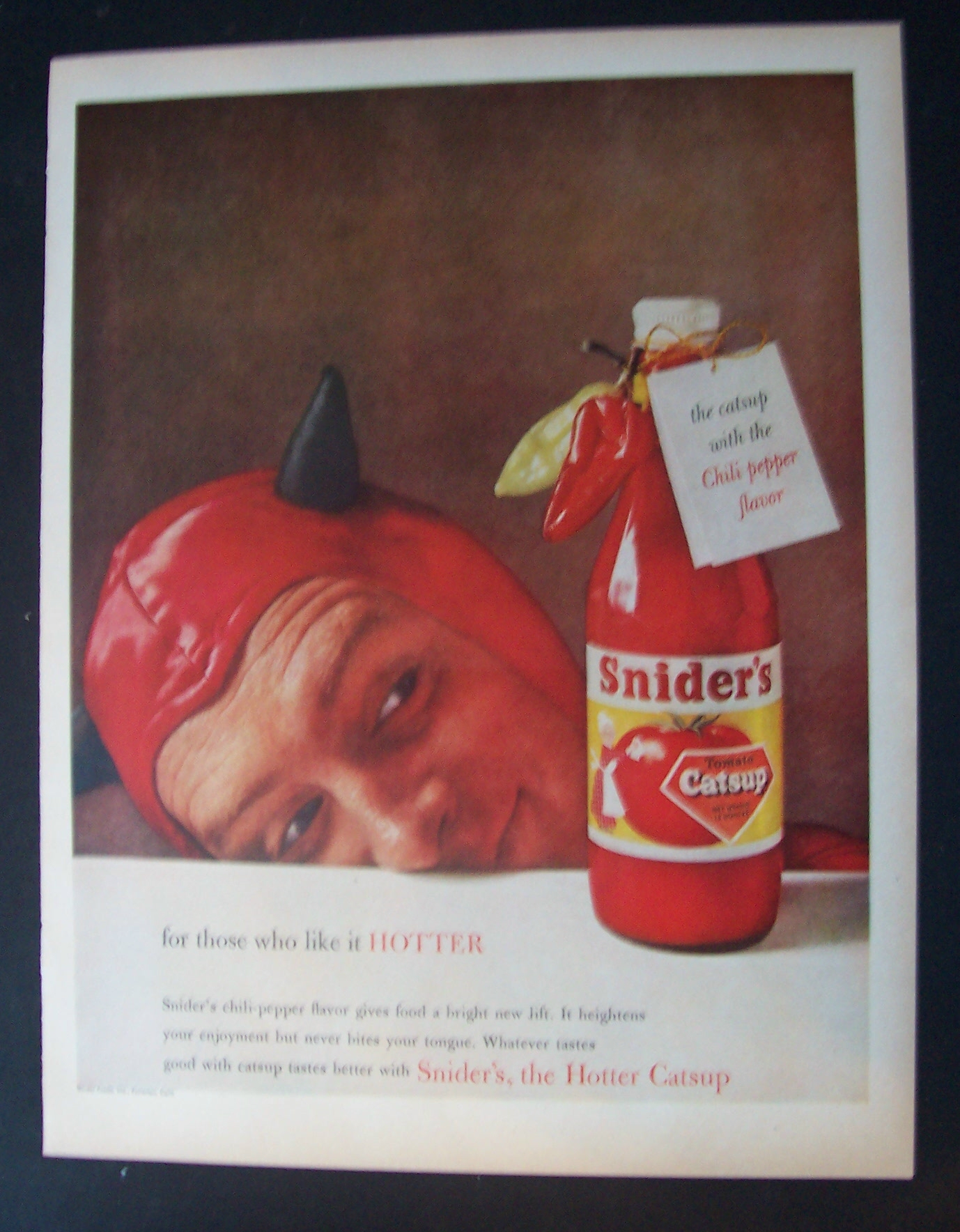 1958  Snider's  Catsup