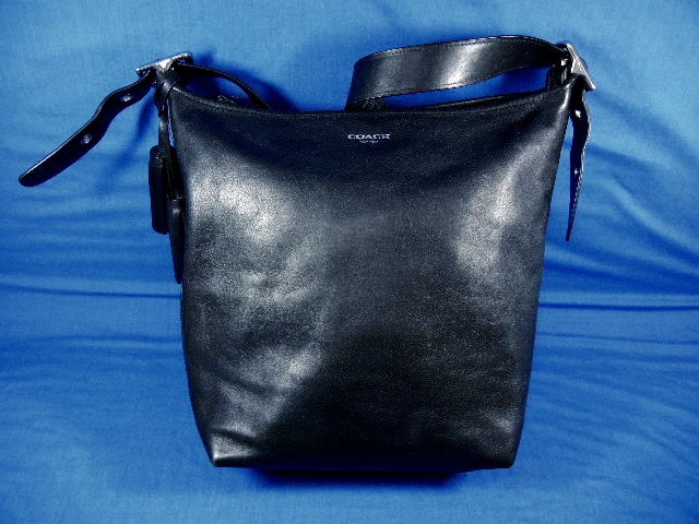 Coach Legacy Black Leather Shoulder Bag New York