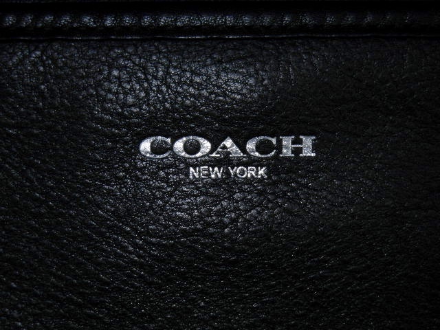 Coach Legacy Black Leather Shoulder Bag New York