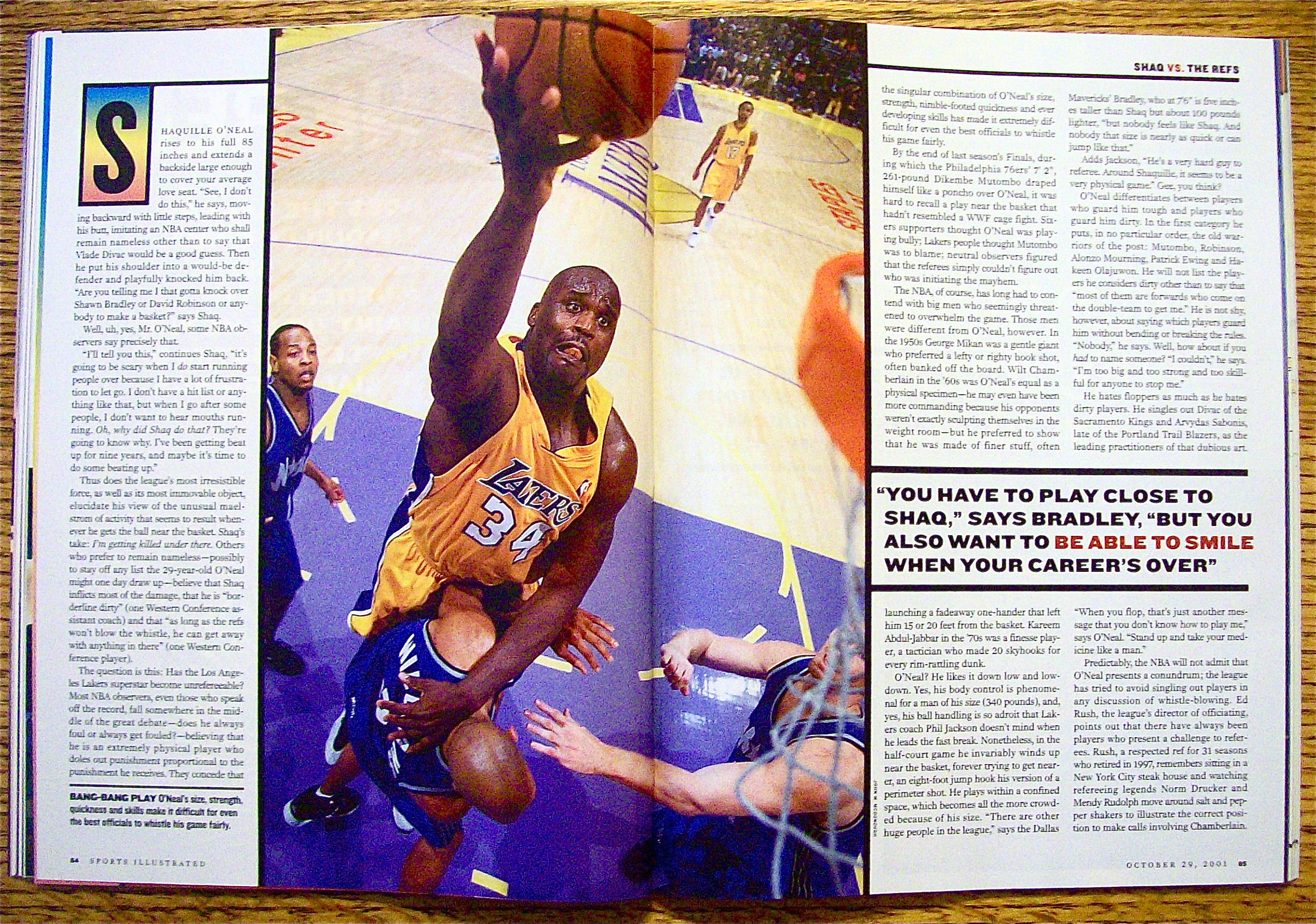 Sport Illustrated Magazine October 29, 2001 Mike Jordan