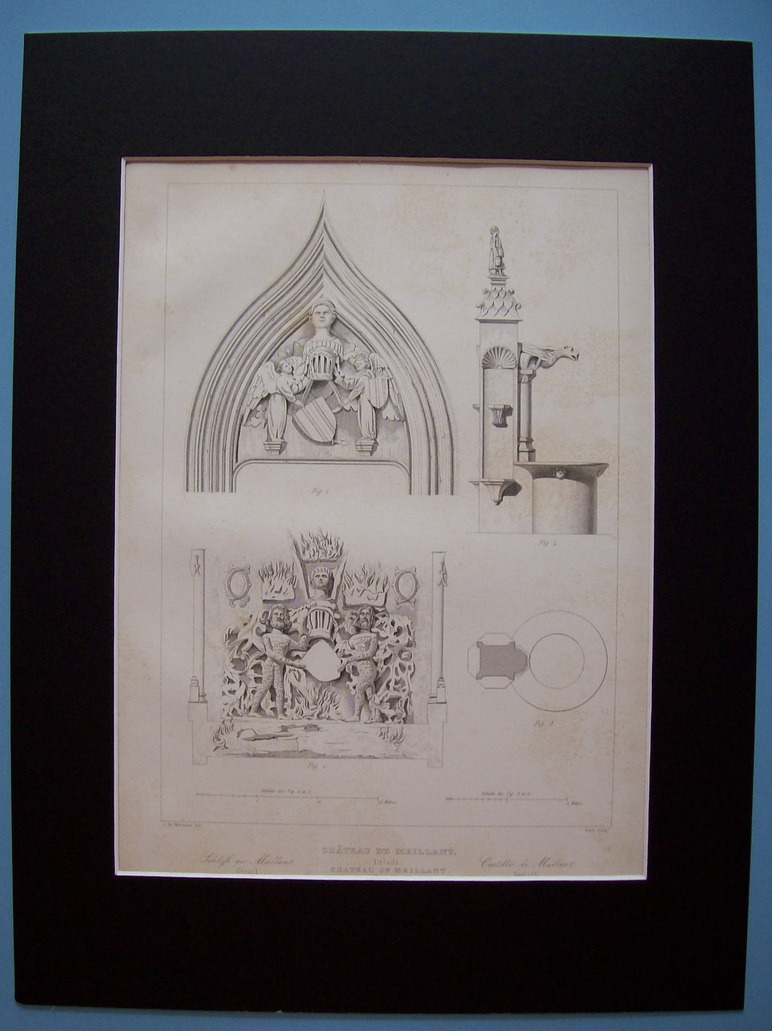 Chateau De Meillant  (1852 Lithograph)