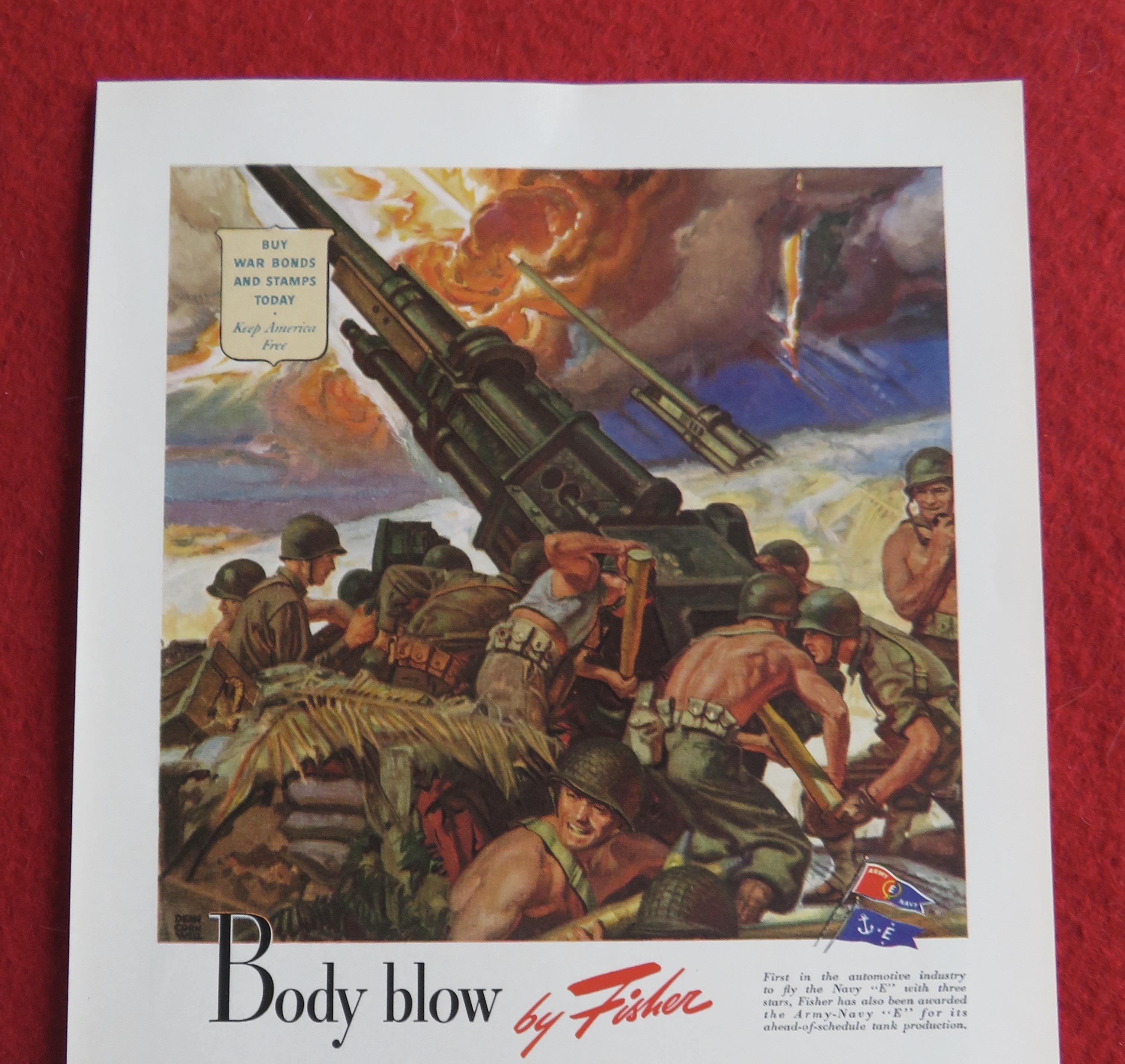1943 Body By Fisher w/ 90 Millimeter Anti Aircraft Gun