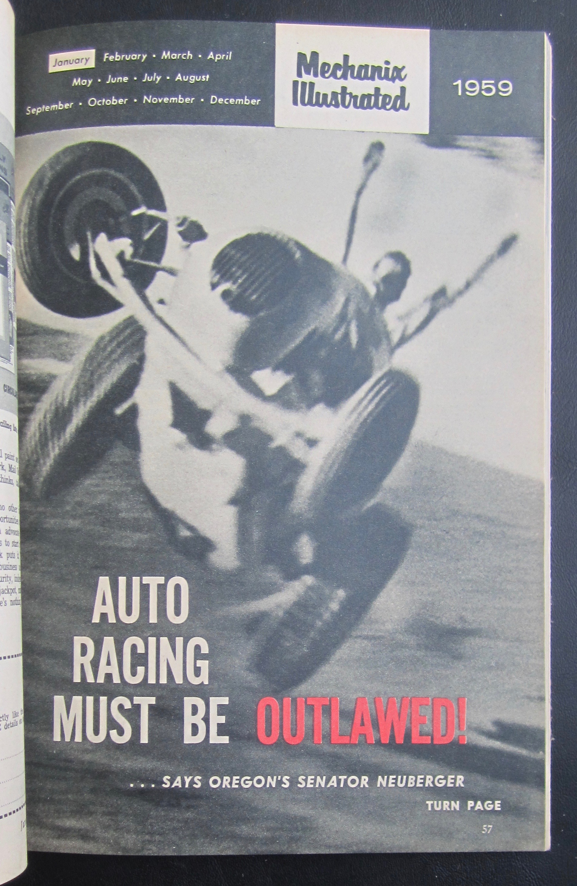 Mechanix Illustrated January 1959 Auto Racing Is Murder