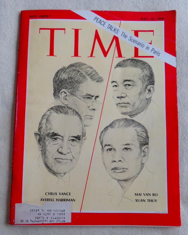 Time Magazine May 10, 1968 Peace Talks: The Scenario In Paris