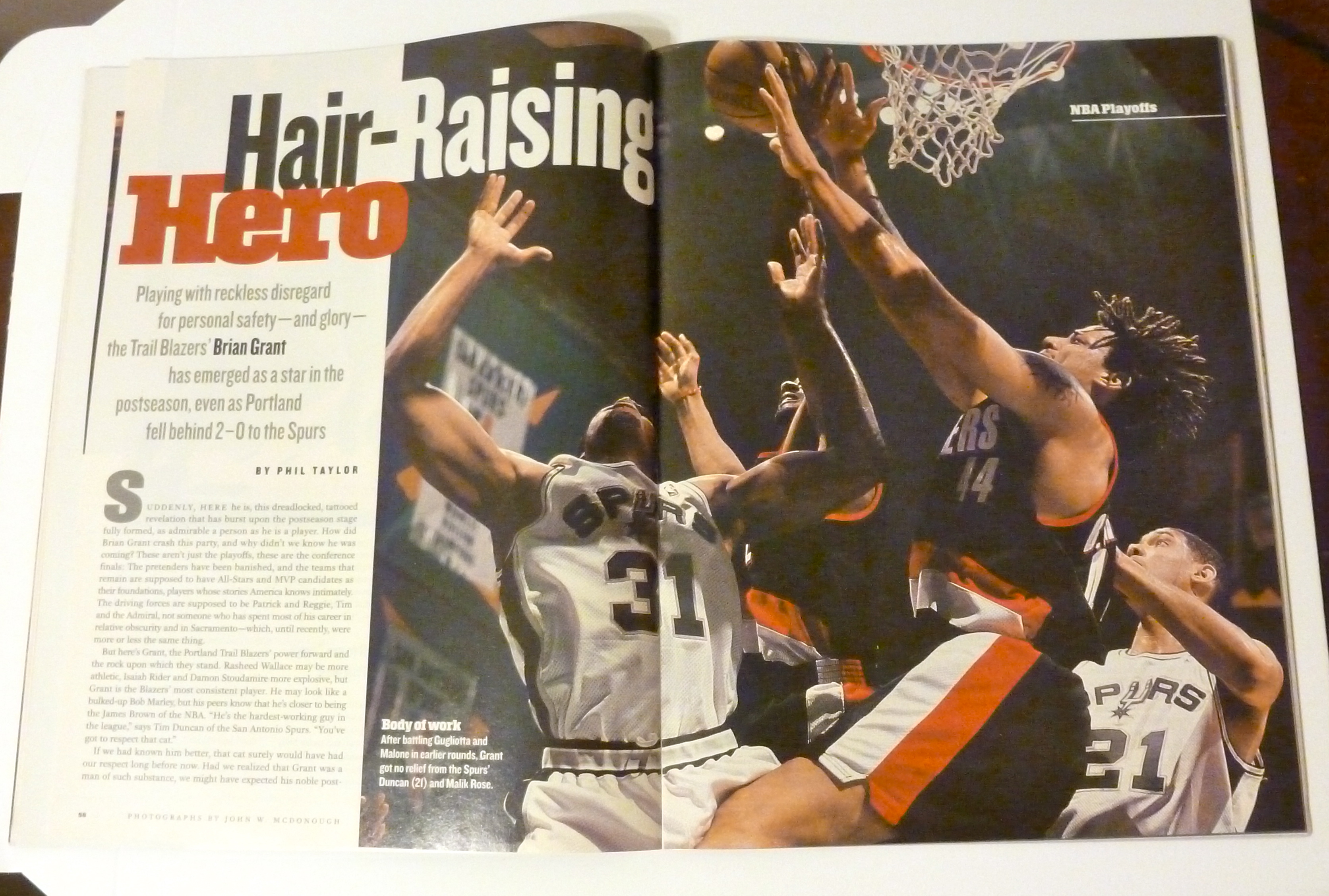 Sports Illustrated Magazine -June 7, 1999- L. Sprewell