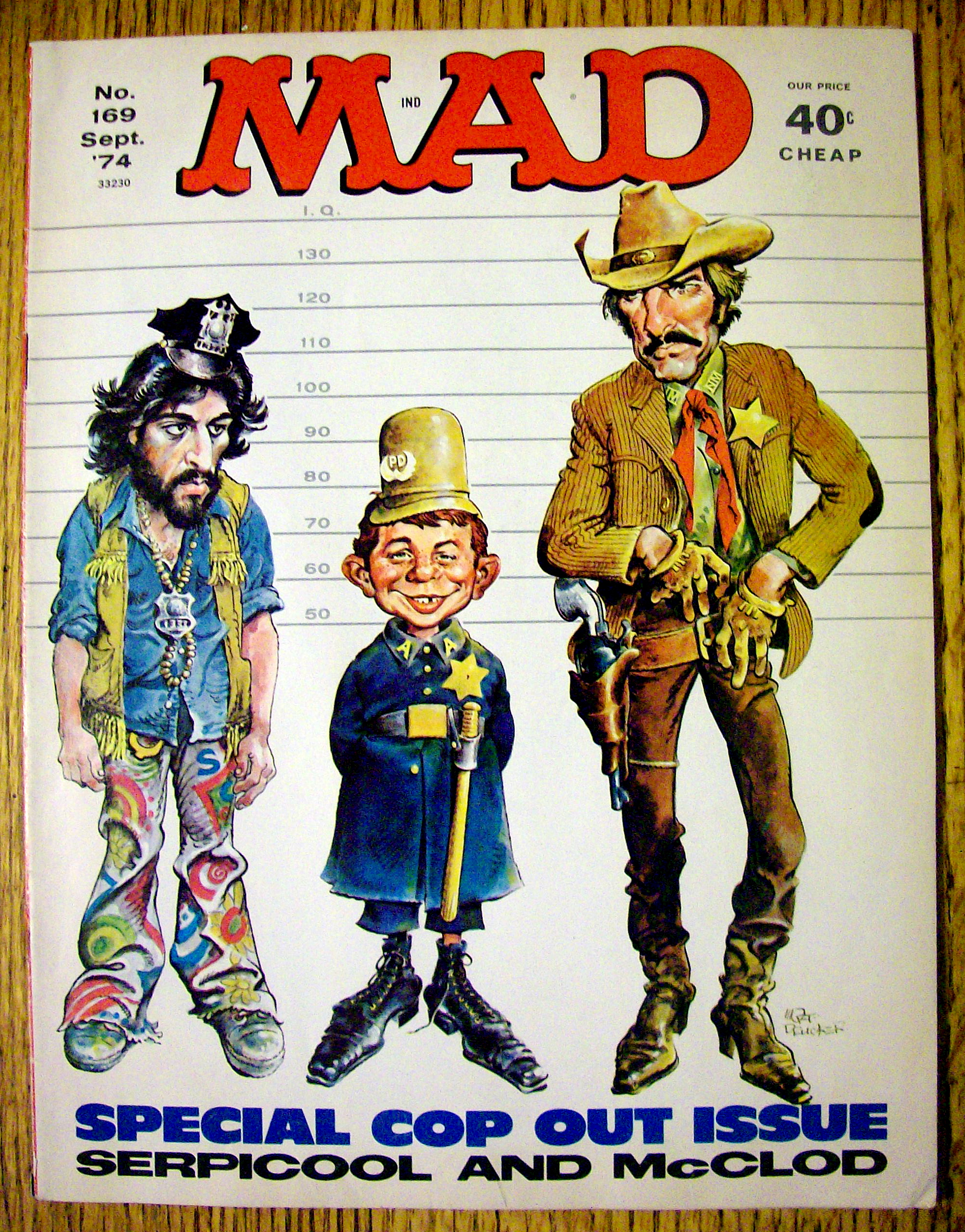Mad Magazine #169 September 1974 McClod