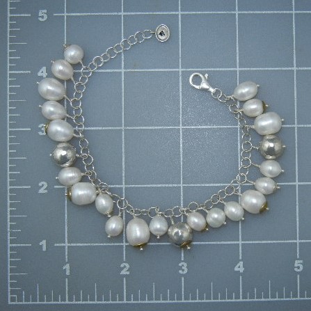 Silpada Freshwater Pearls Sterling Silver Bracelet