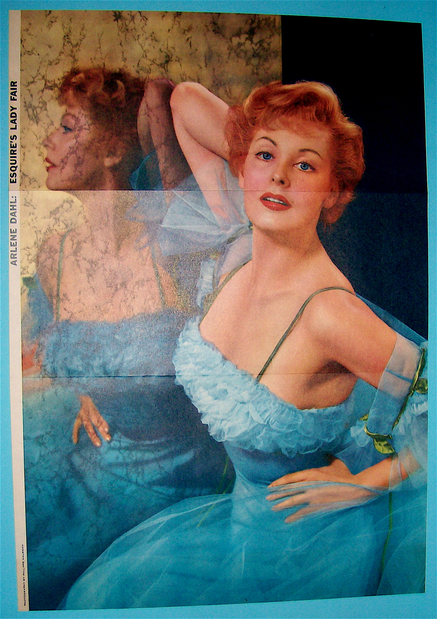 Esquire (Lady Fair) Pin Up Girl 1956 Arlene Dahl