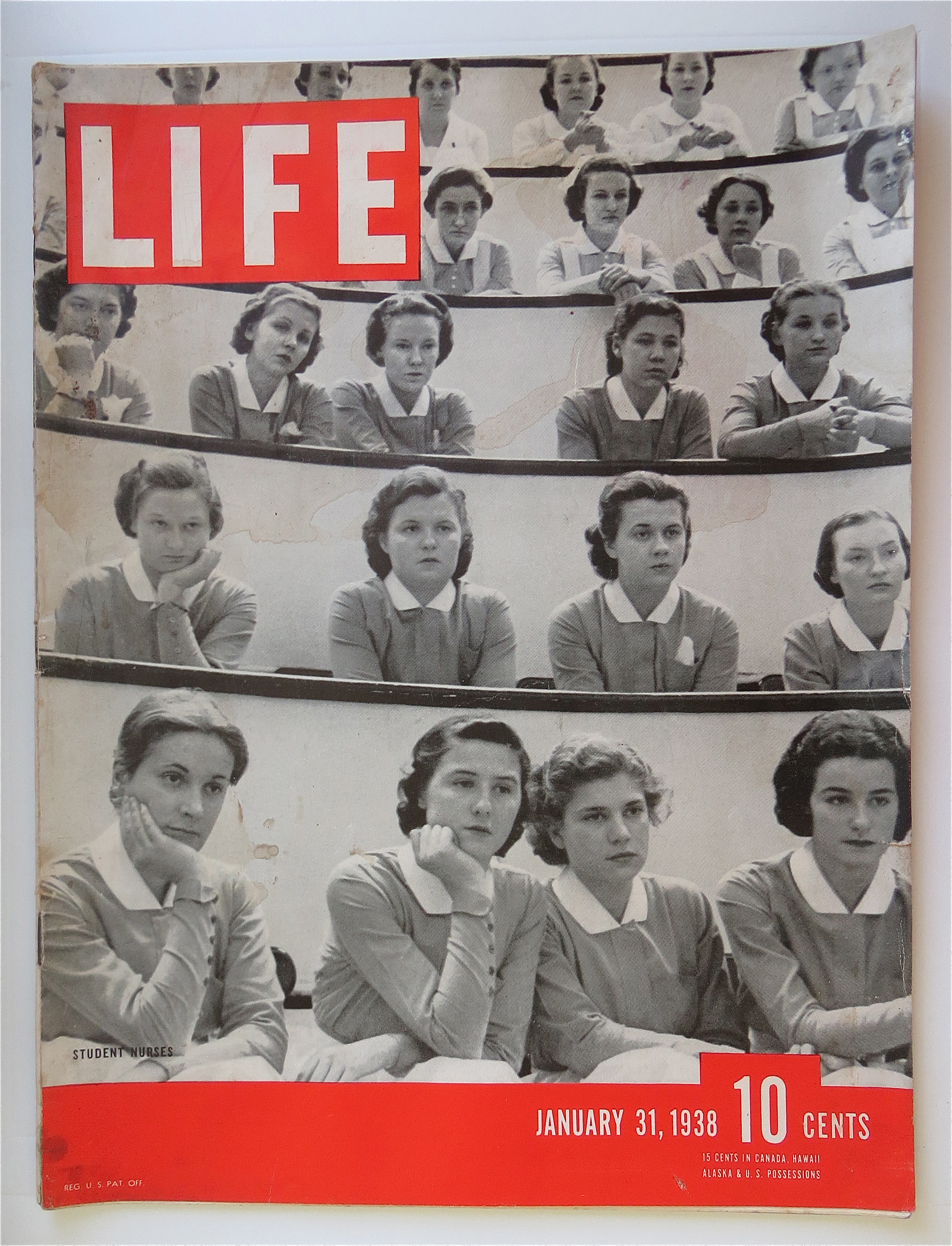 Life Magazine January 31, 1938 Student Nurses