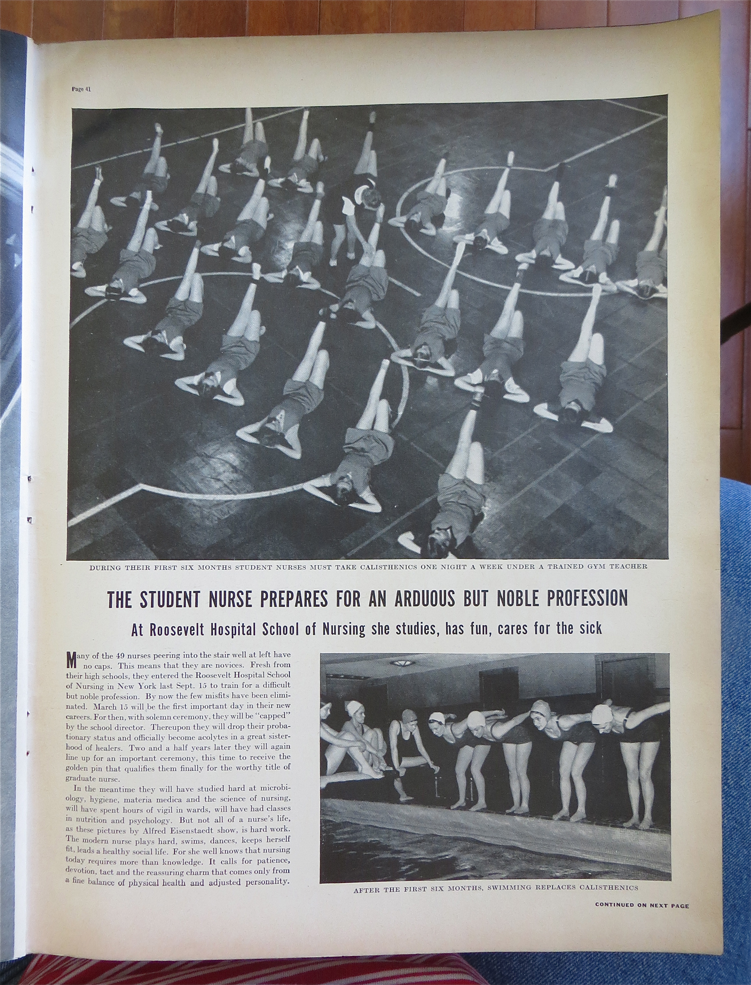 Life Magazine January 31, 1938 Student Nurses