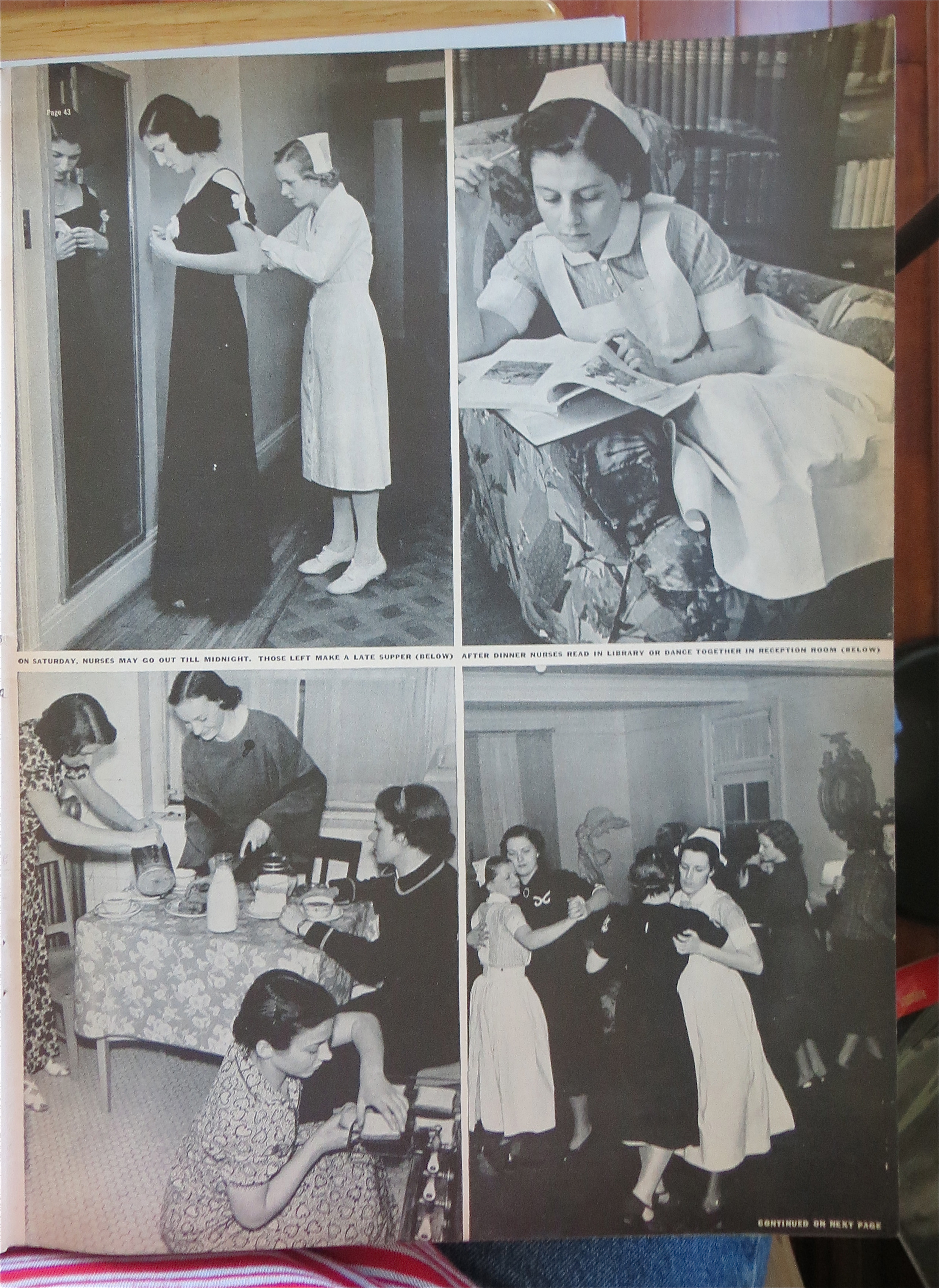 Life Magazine January 31, 1938 Student Nurses