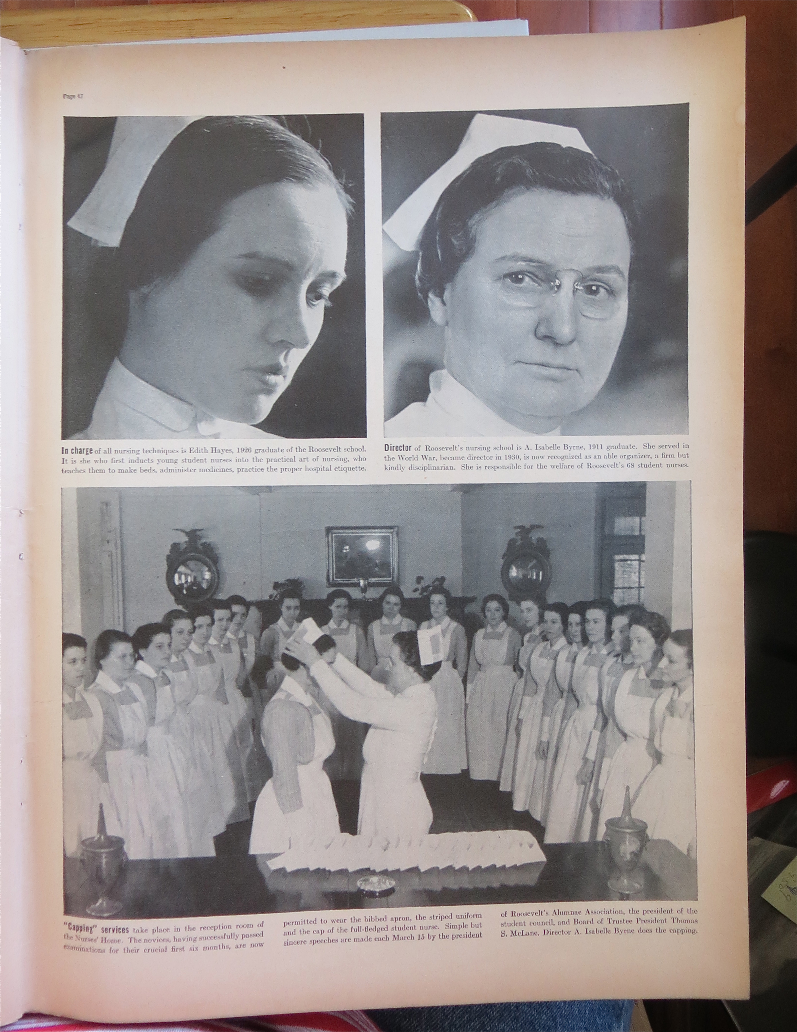 Life Magazine January 31, 1938 Student Nurses