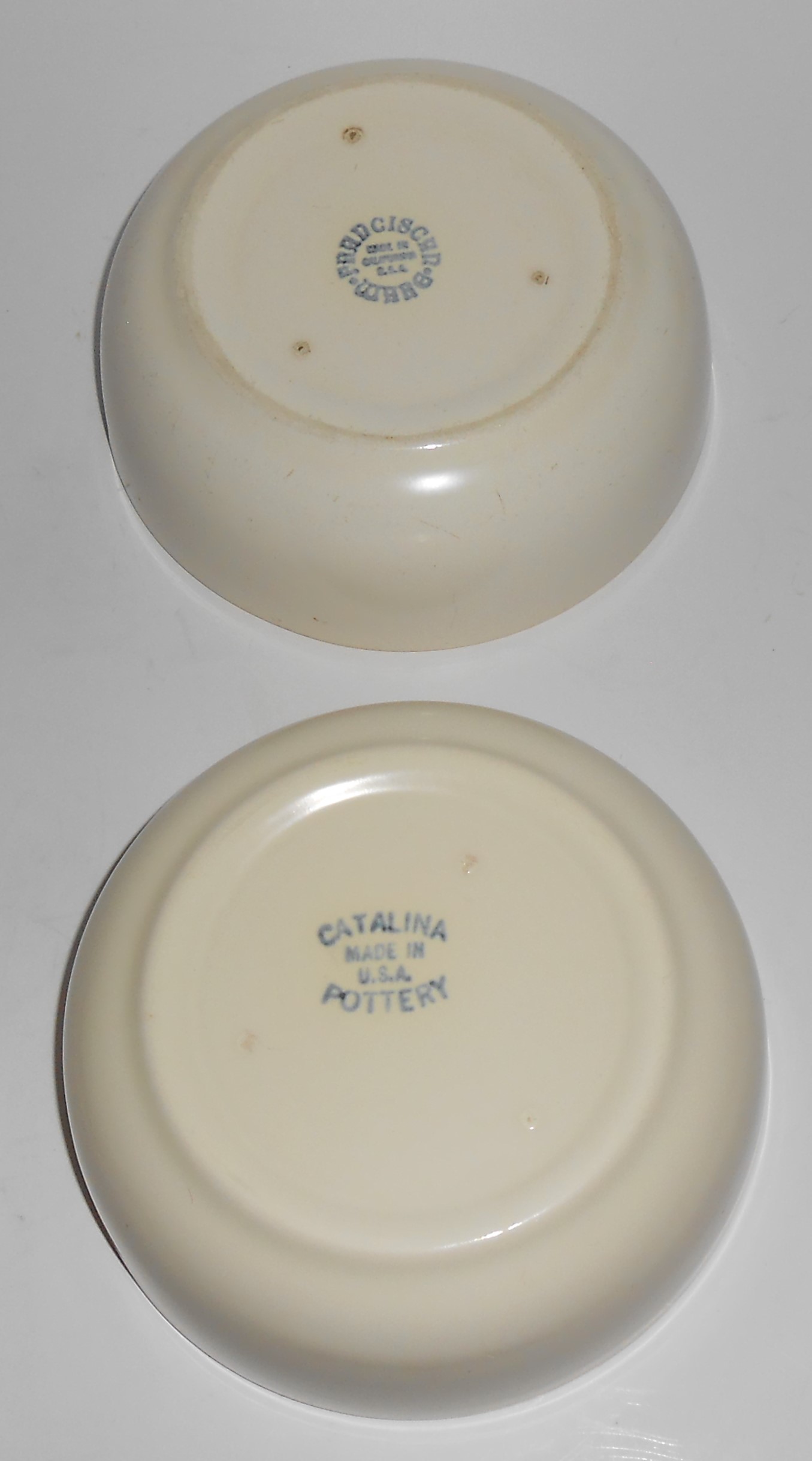 Catalina Pottery Rancho Ware Duotone Satin Coral/Ivory