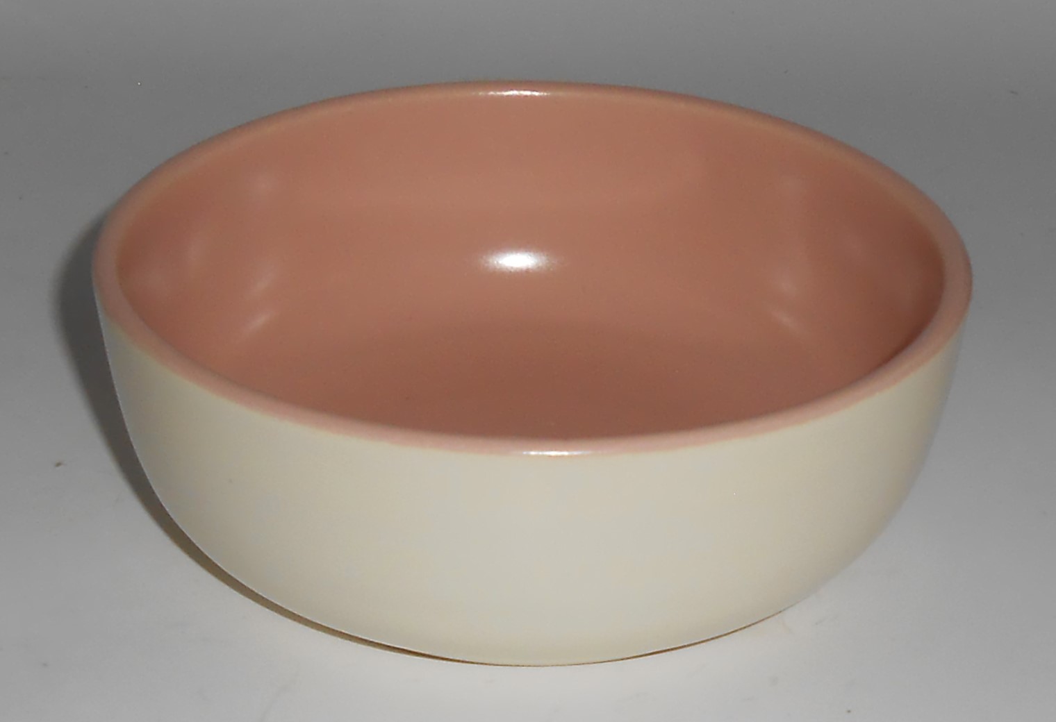 Catalina Pottery Rancho Ware Duotone Satin Coral/Ivory