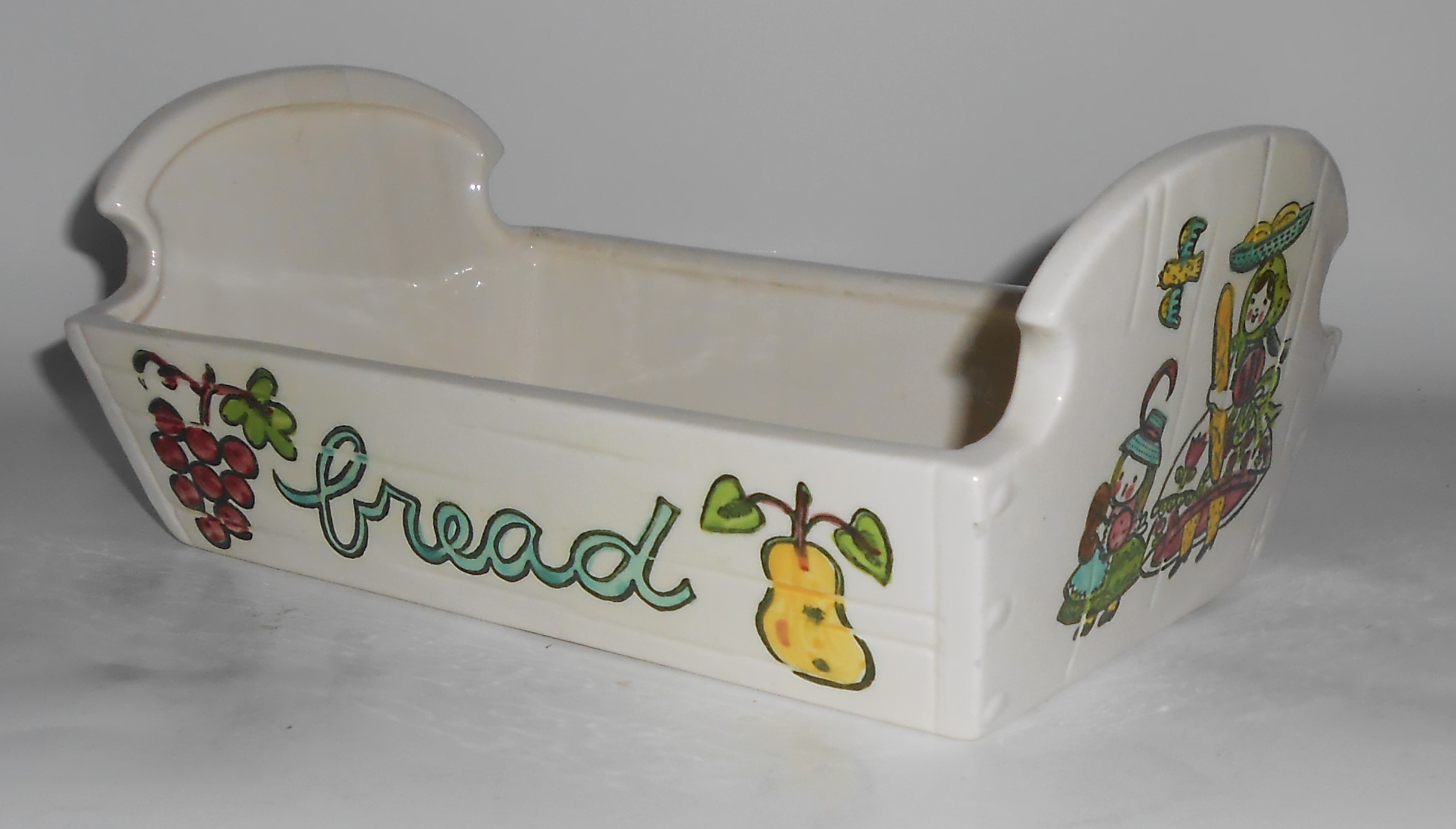 Metlox Pottery Poppy Trail Happy Time Bread Pan