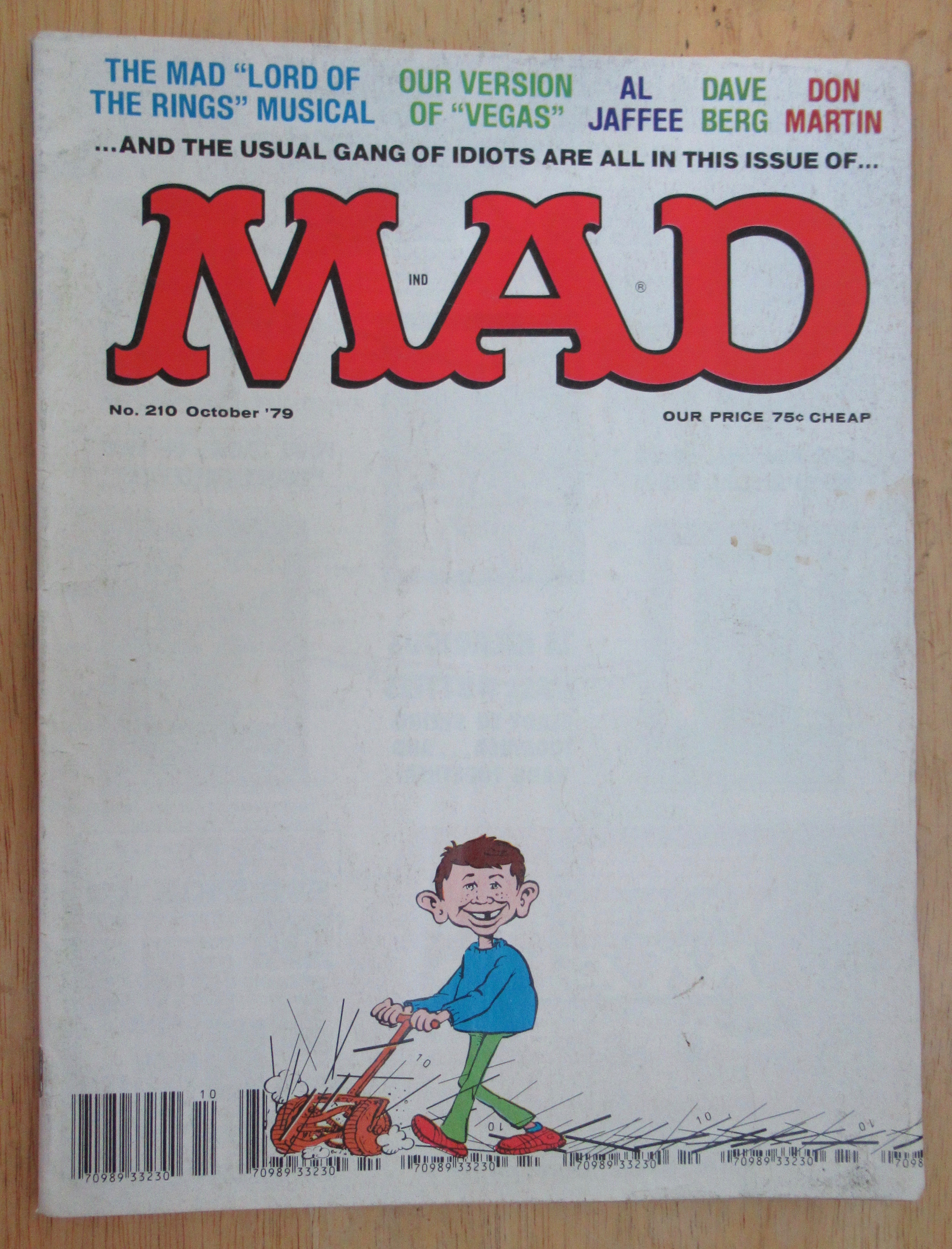 Mad Magazine #210 October 1979 Lord Of Rings Mad Style