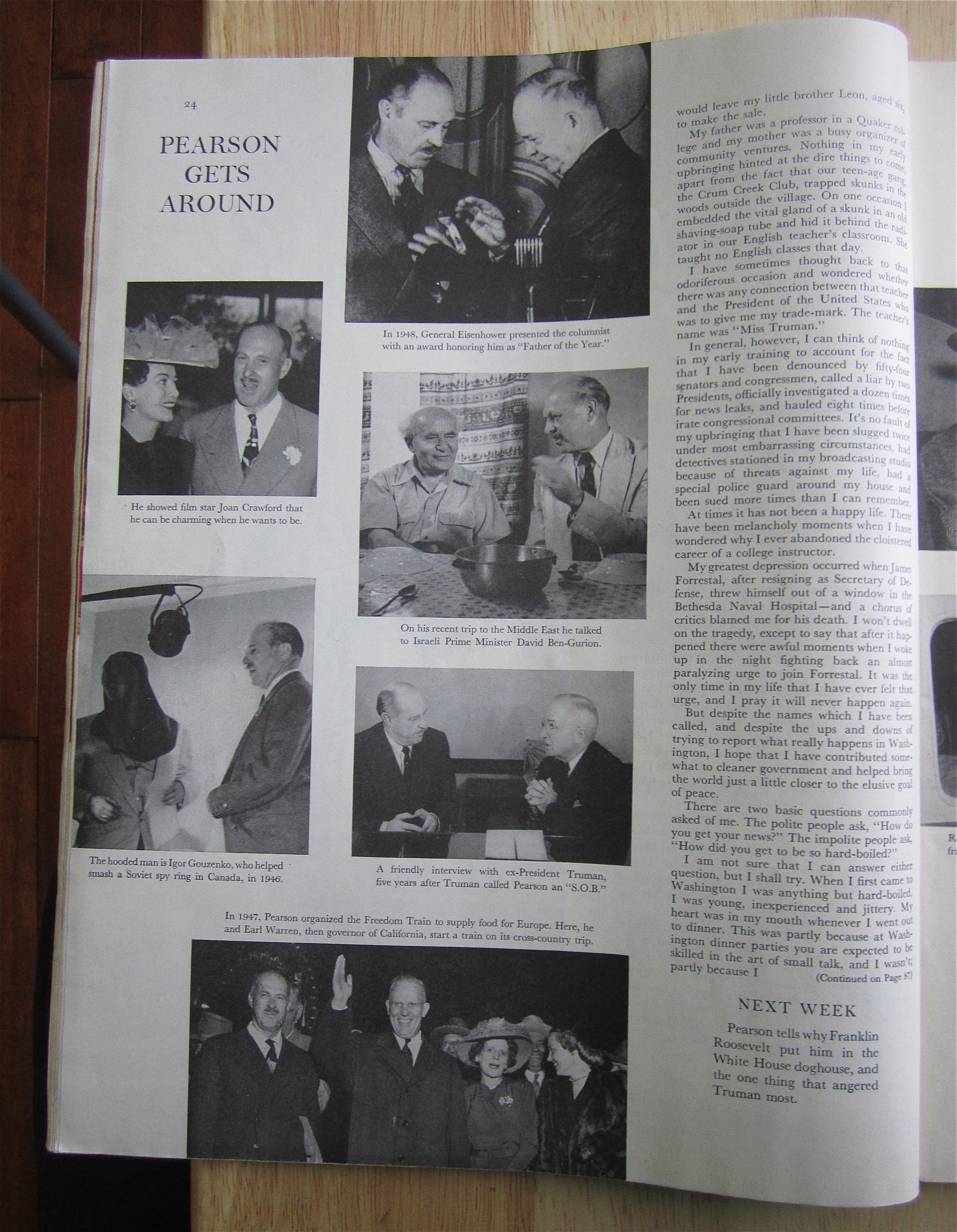 Saturday Evening Post Magazine November 3, 1956 Hughes