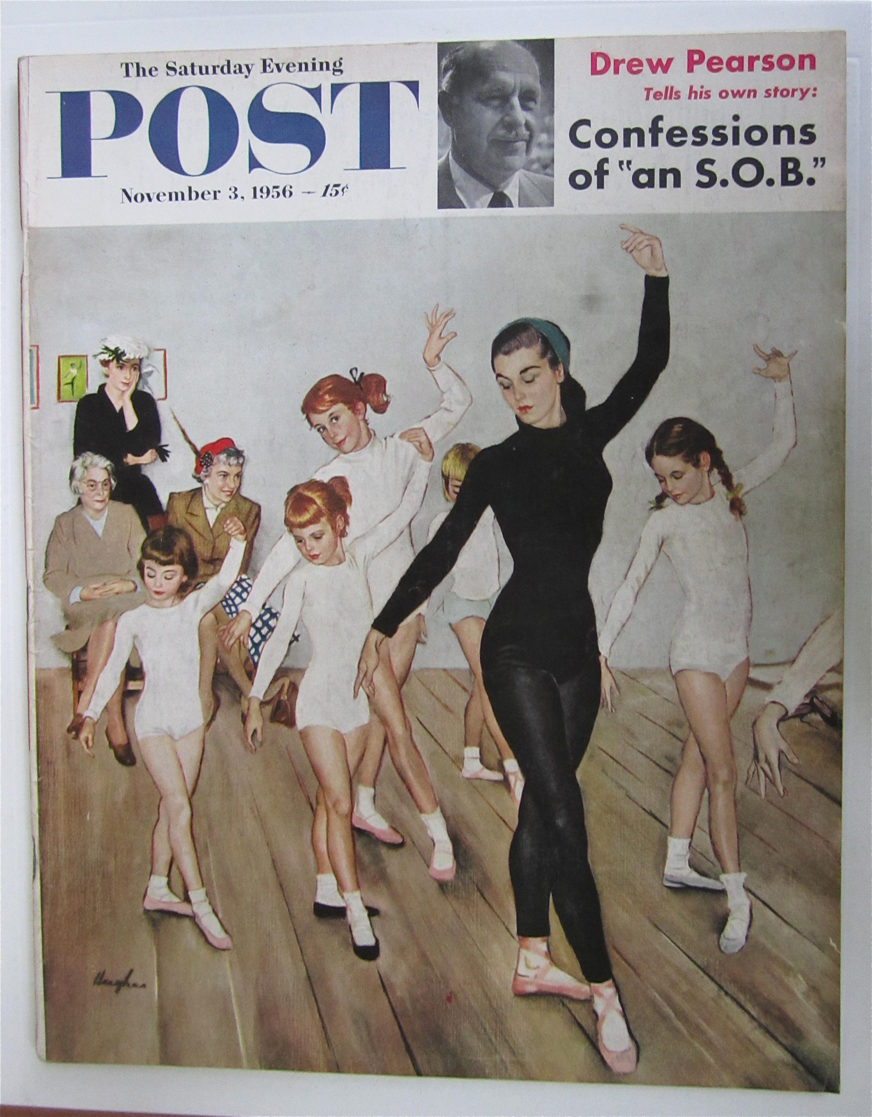 Saturday Evening Post Magazine November 3, 1956 Hughes