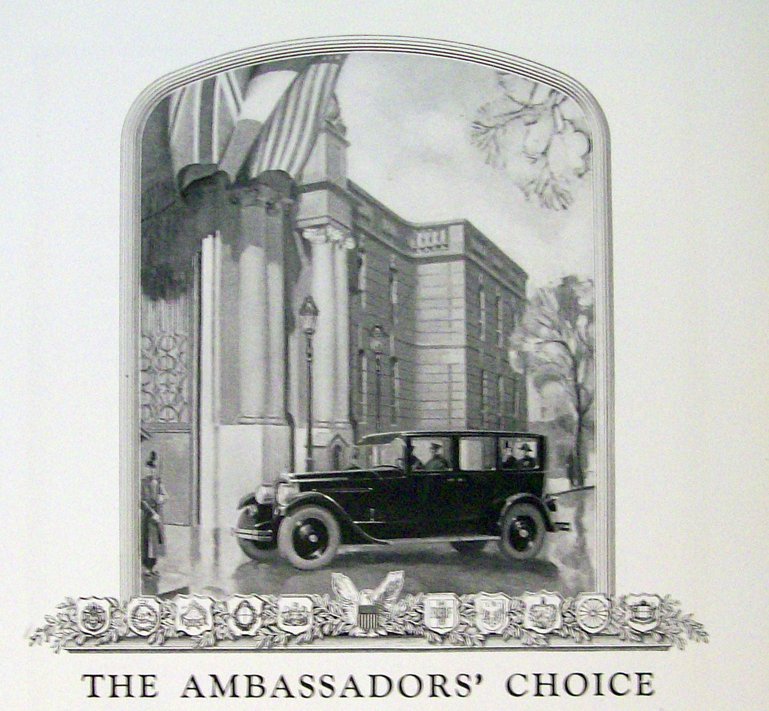 1926 Packard Automobile with a Picture of a Packard