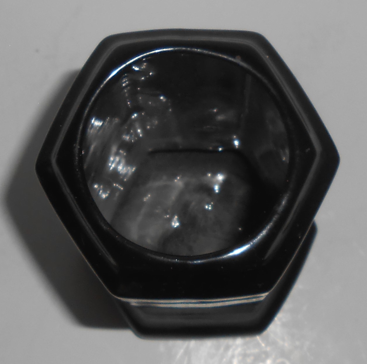 Peters And Reed Art Pottery Mirror Black Ware #56 Vase