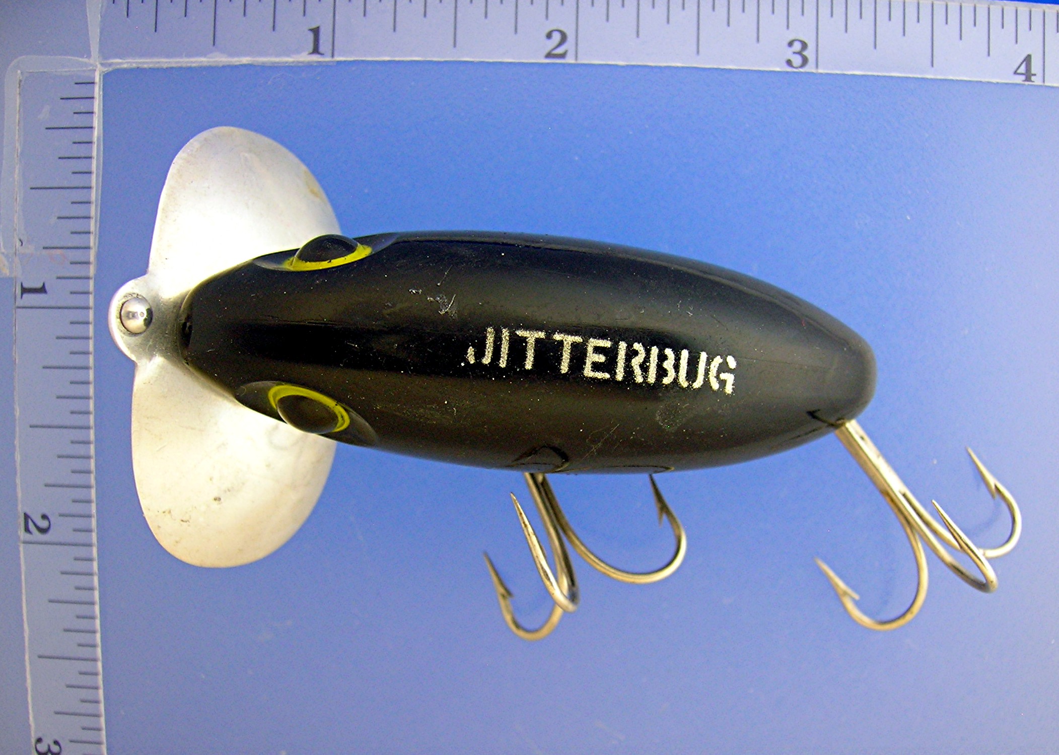 Fishing Lures Lot of 4 Hula Popper, Creek Chub, Pico,