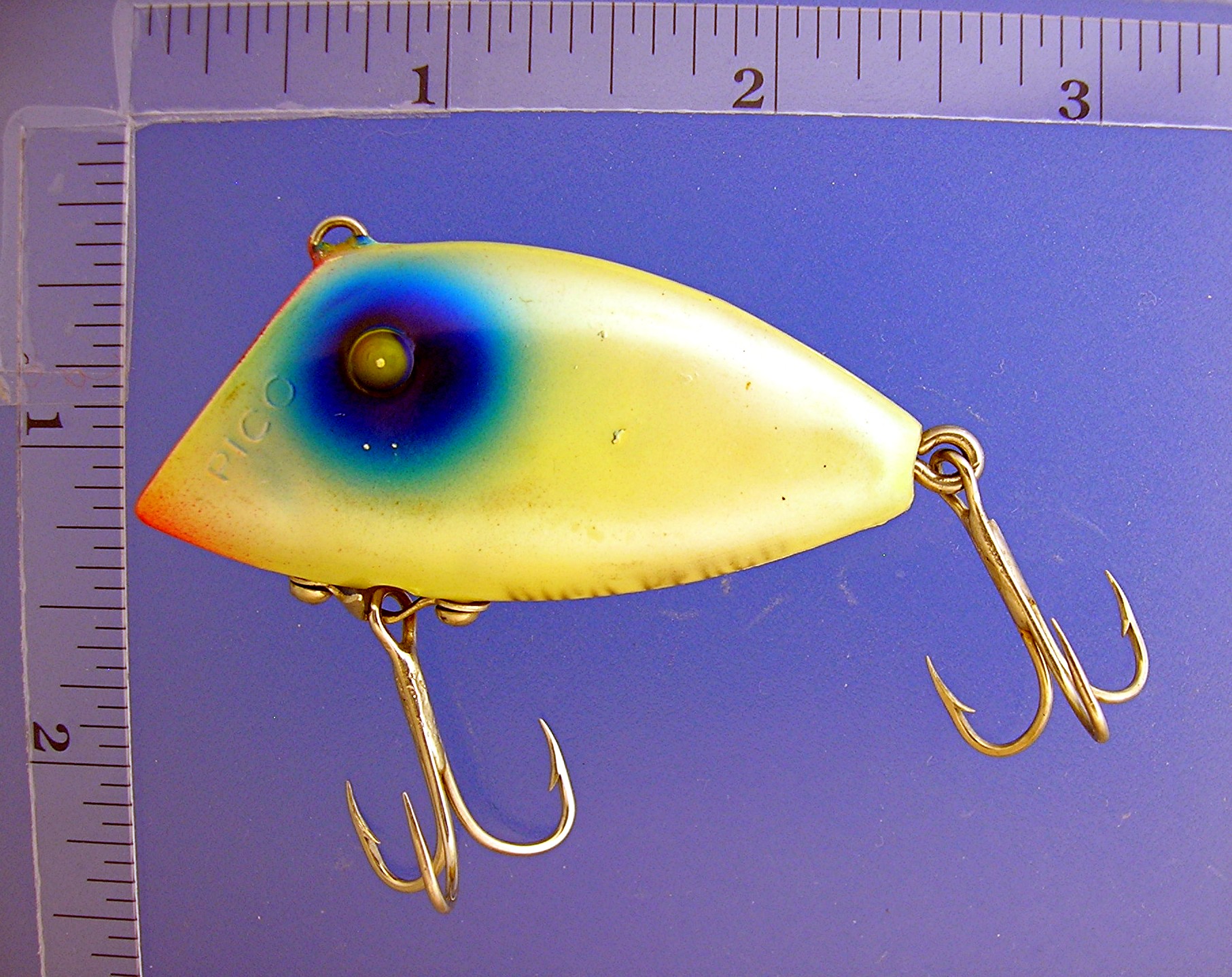Fishing Lures Lot of 4 Hula Popper, Creek Chub, Pico,